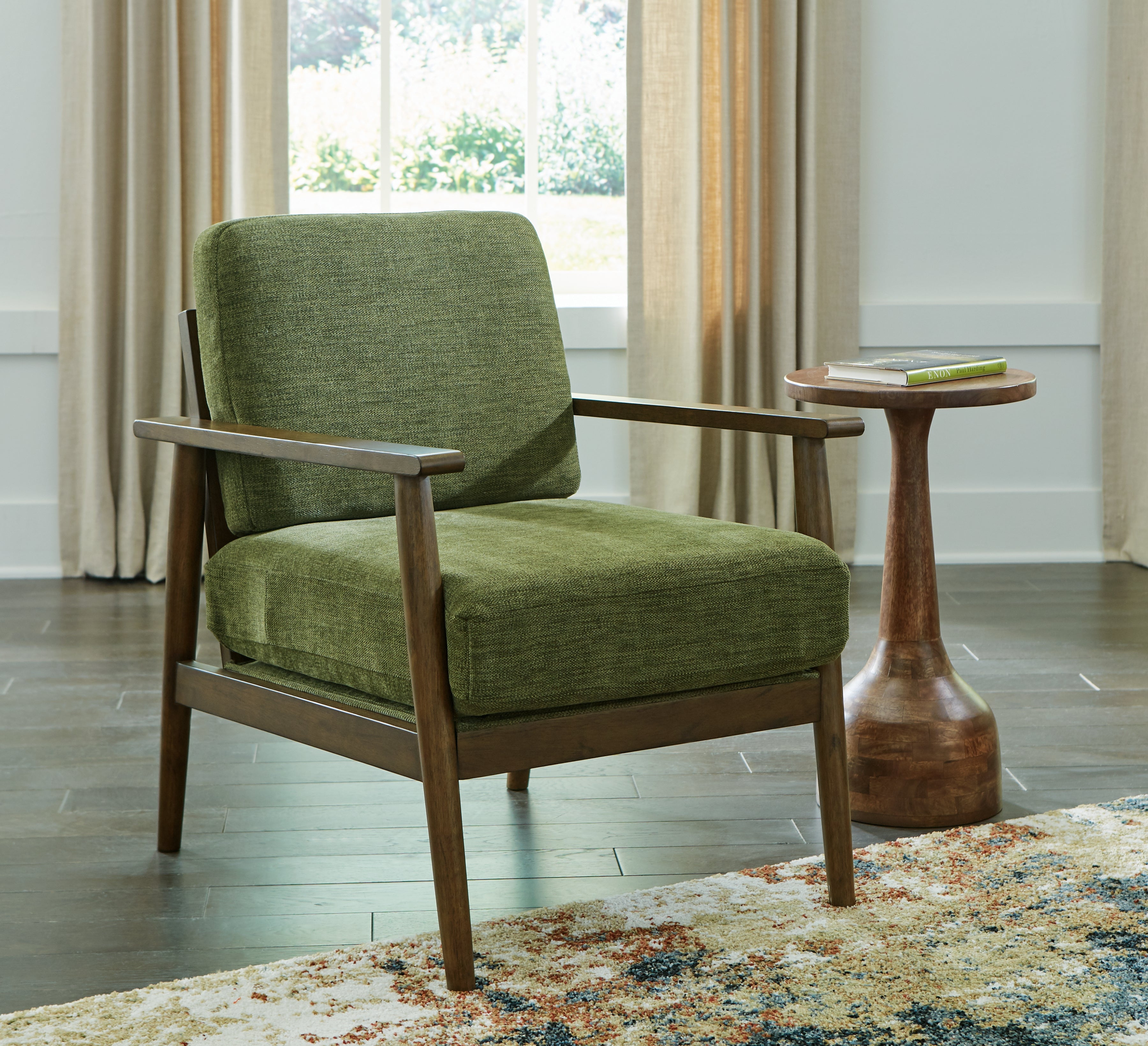 3 Brothers Decor - Ashley Furniture - Bixler Living Room - Showood Accent Chair / Olive - 2610760