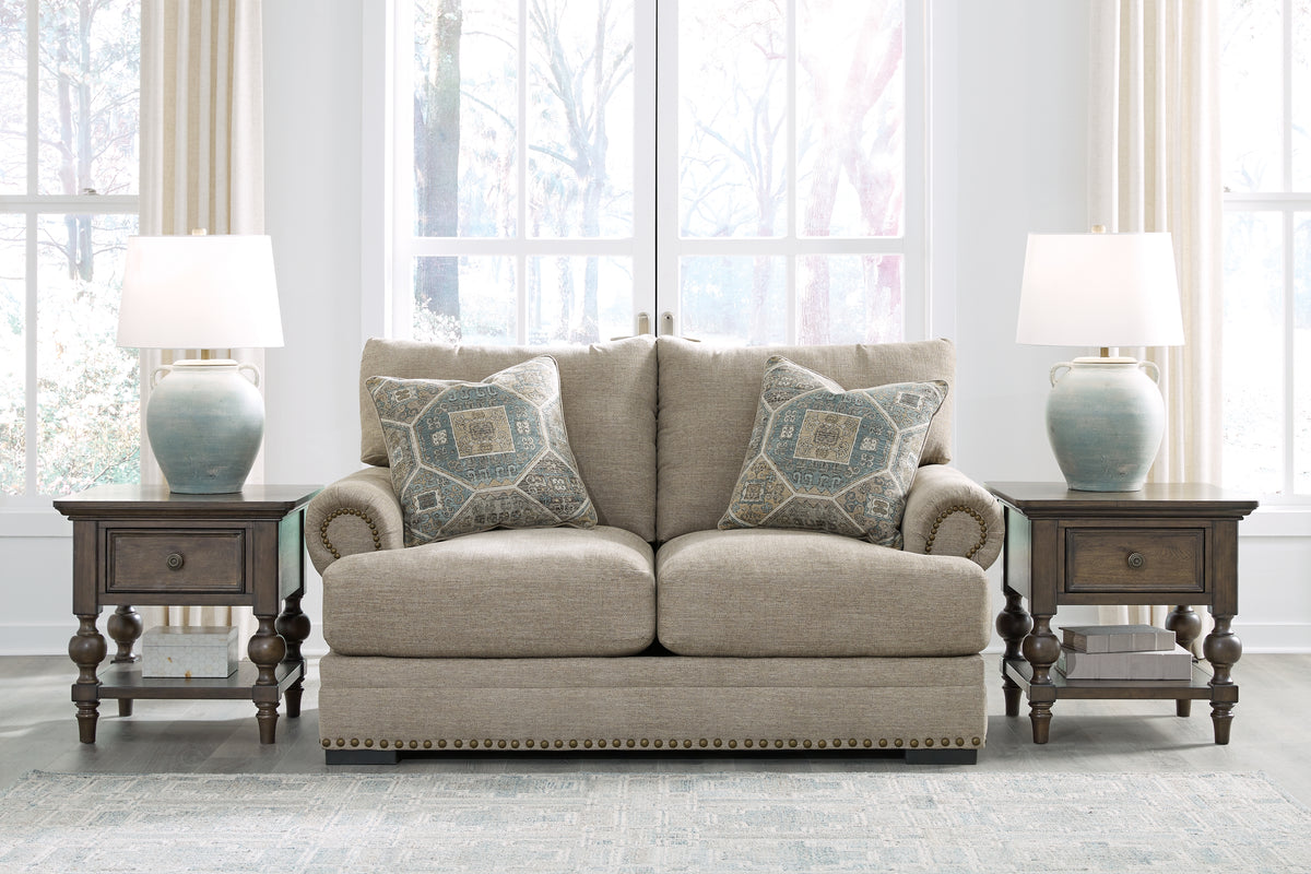 3 Brothers Decor - Ashley Furniture - Galemore Living Room - Loveseat / Quarry - 2700435