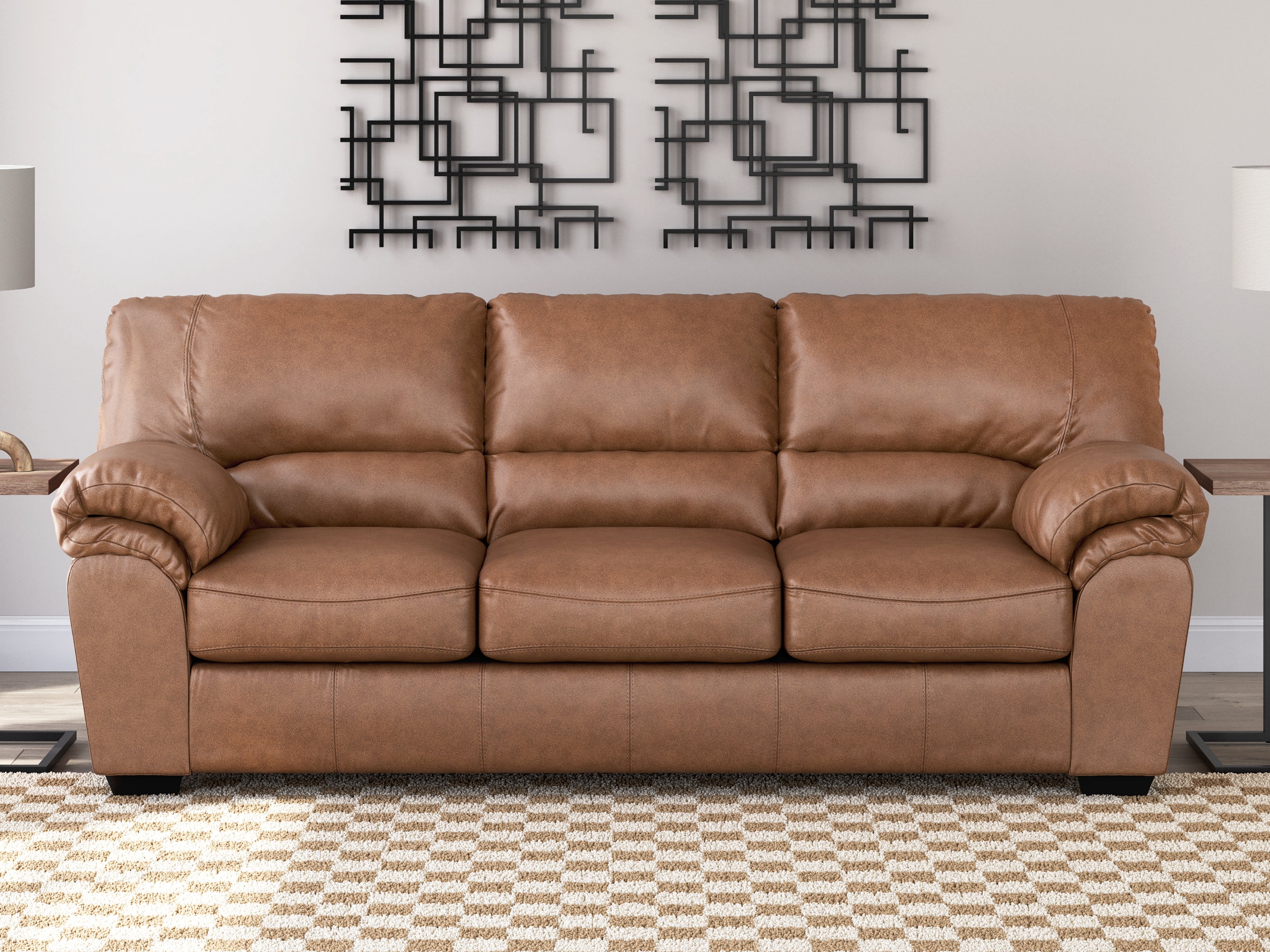3 Brothers Decor - Ashley Furniture - WillowBend Living Room - Sofa / Caramel - PC2770438