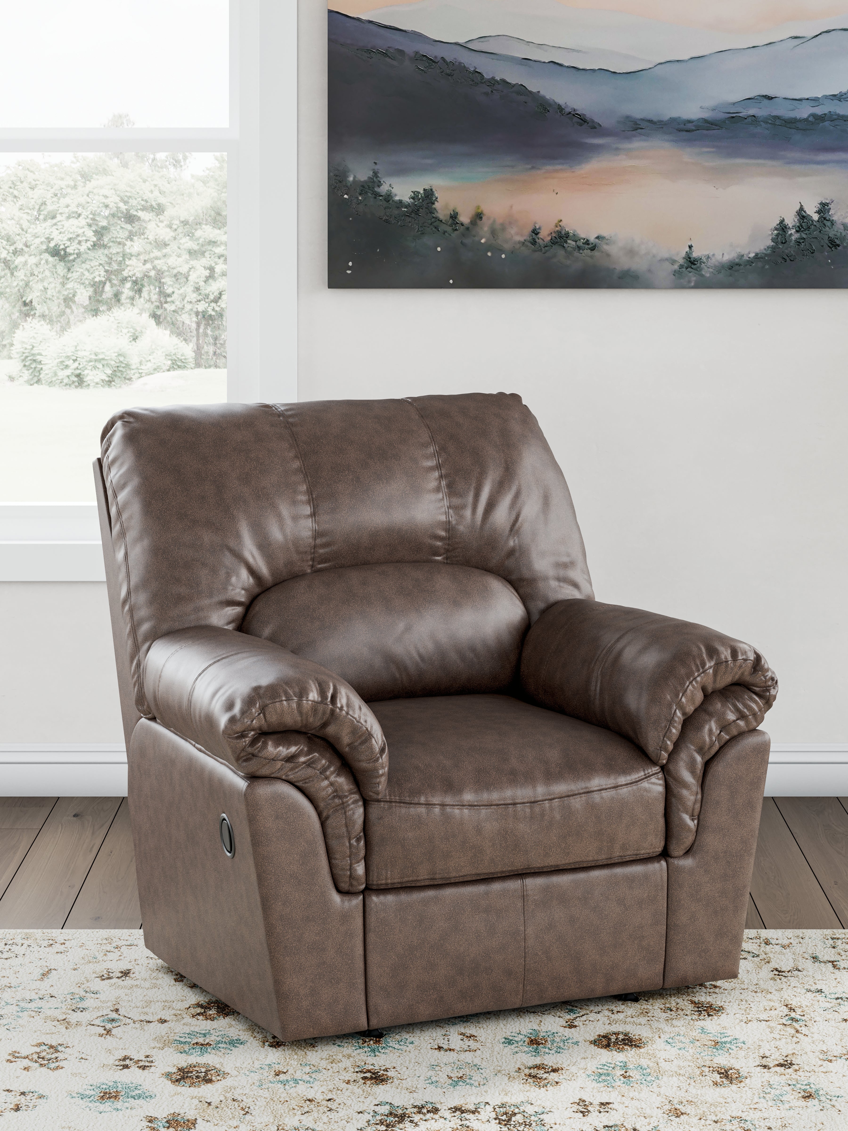3 Brothers Decor - Ashley Furniture - WillowBend Living Room - Rocker Recliner / Umber - PC2770525
