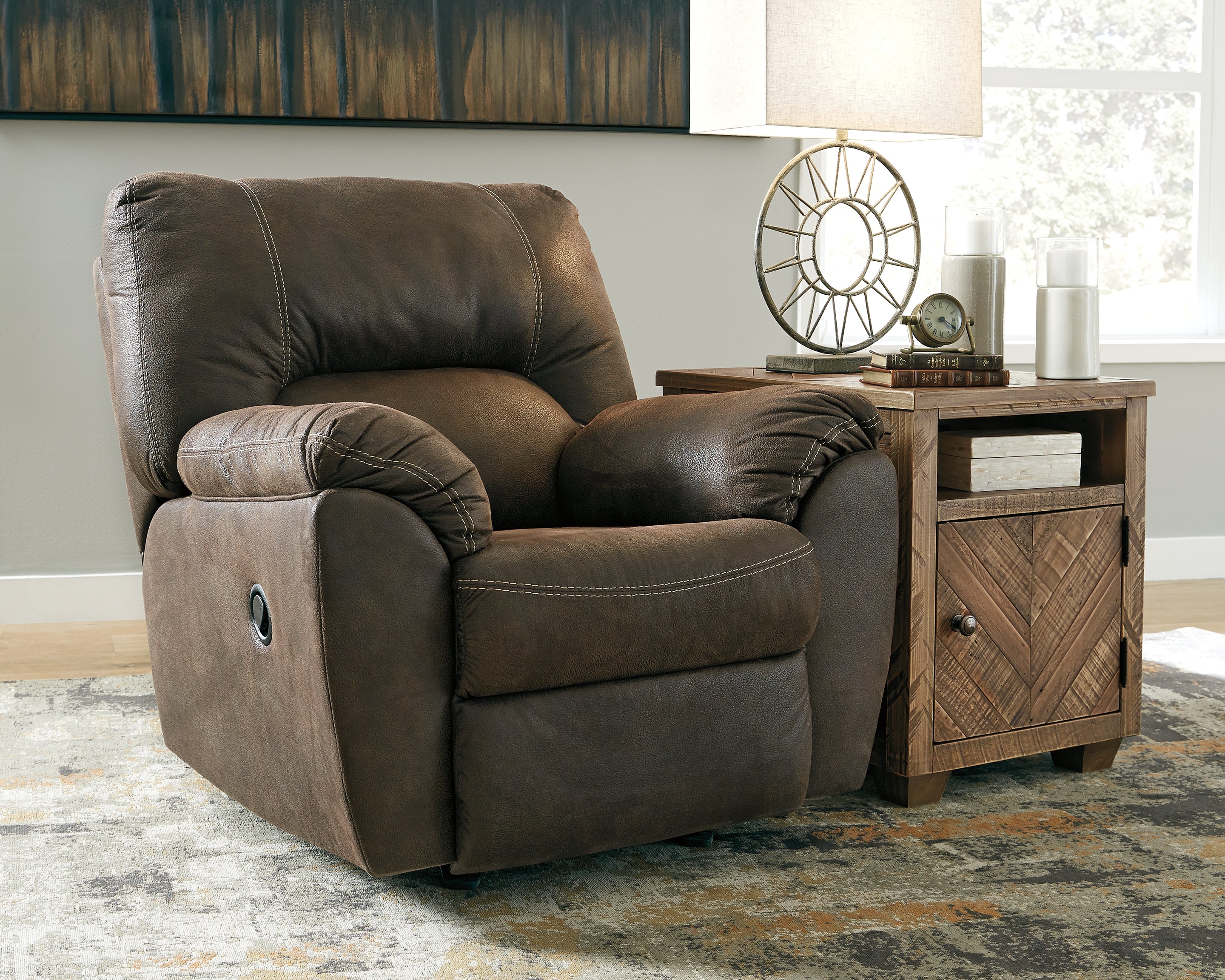 3 Brothers Decor - Ashley Furniture - Tambo Living Room - Rocker Recliner / Canyon - 2780225