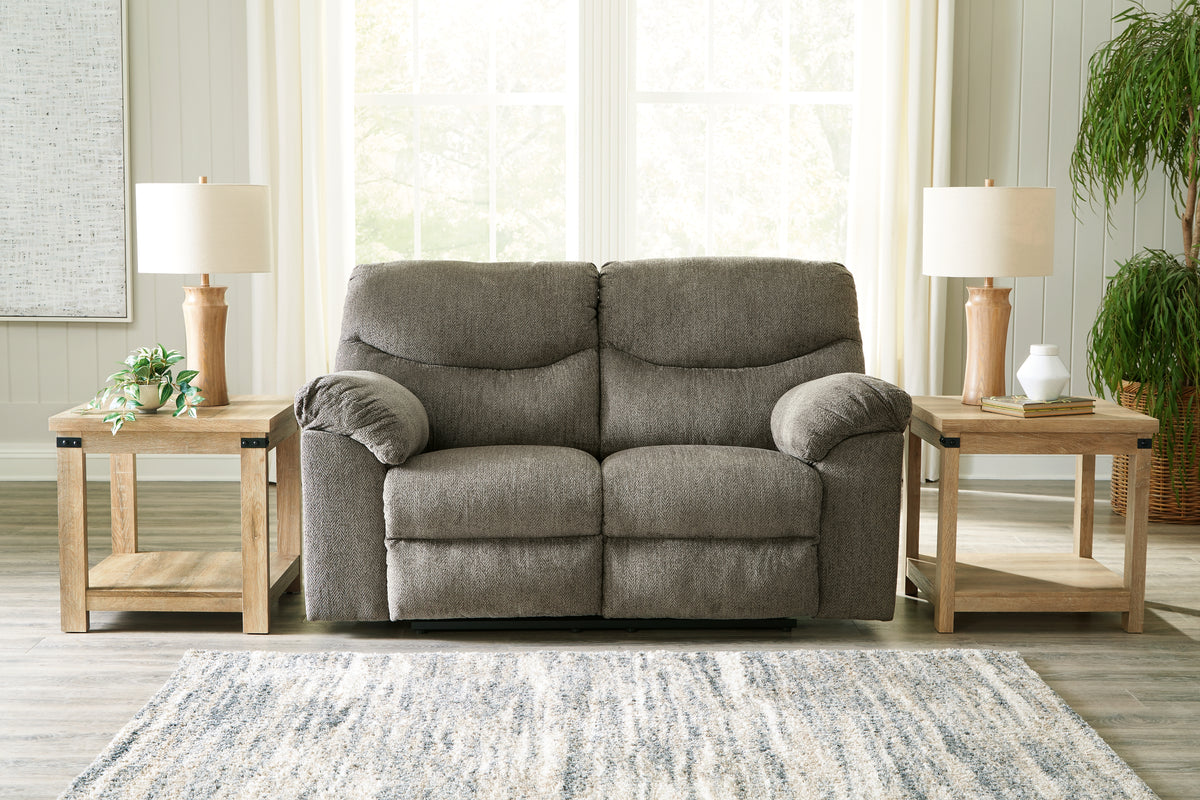 3 Brothers Decor - Ashley Furniture - Alphons Living Room - Reclining Loveseat / Putty - 2820186
