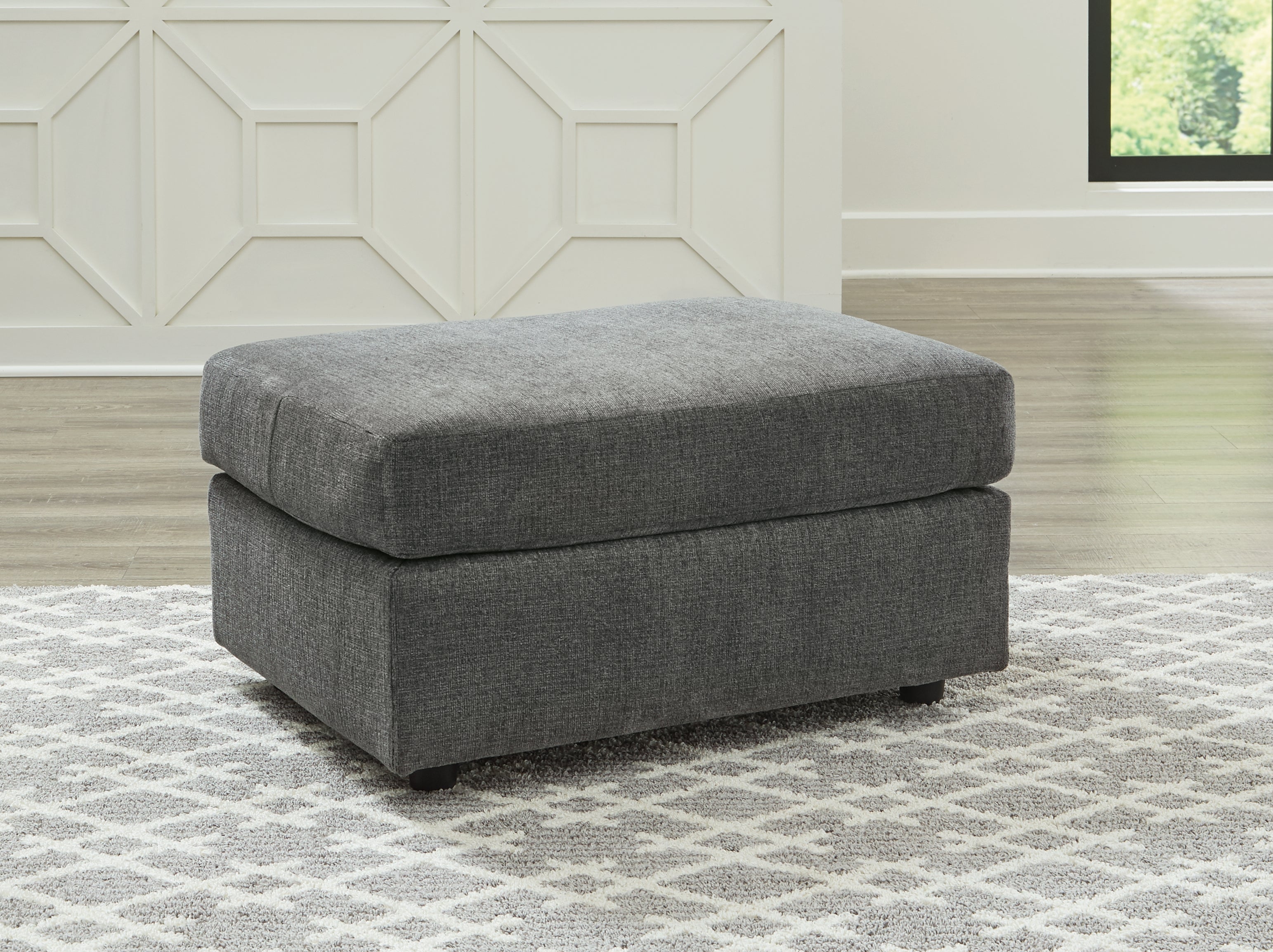 3 Brothers Decor - Ashley Furniture - Stairatt Living Room - Ottoman / Gravel - 2850214