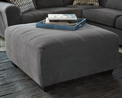 3 Brothers Decor - Ashley Furniture - Ambee Living Room - Oversized Accent Ottoman / Slate - 2862008
