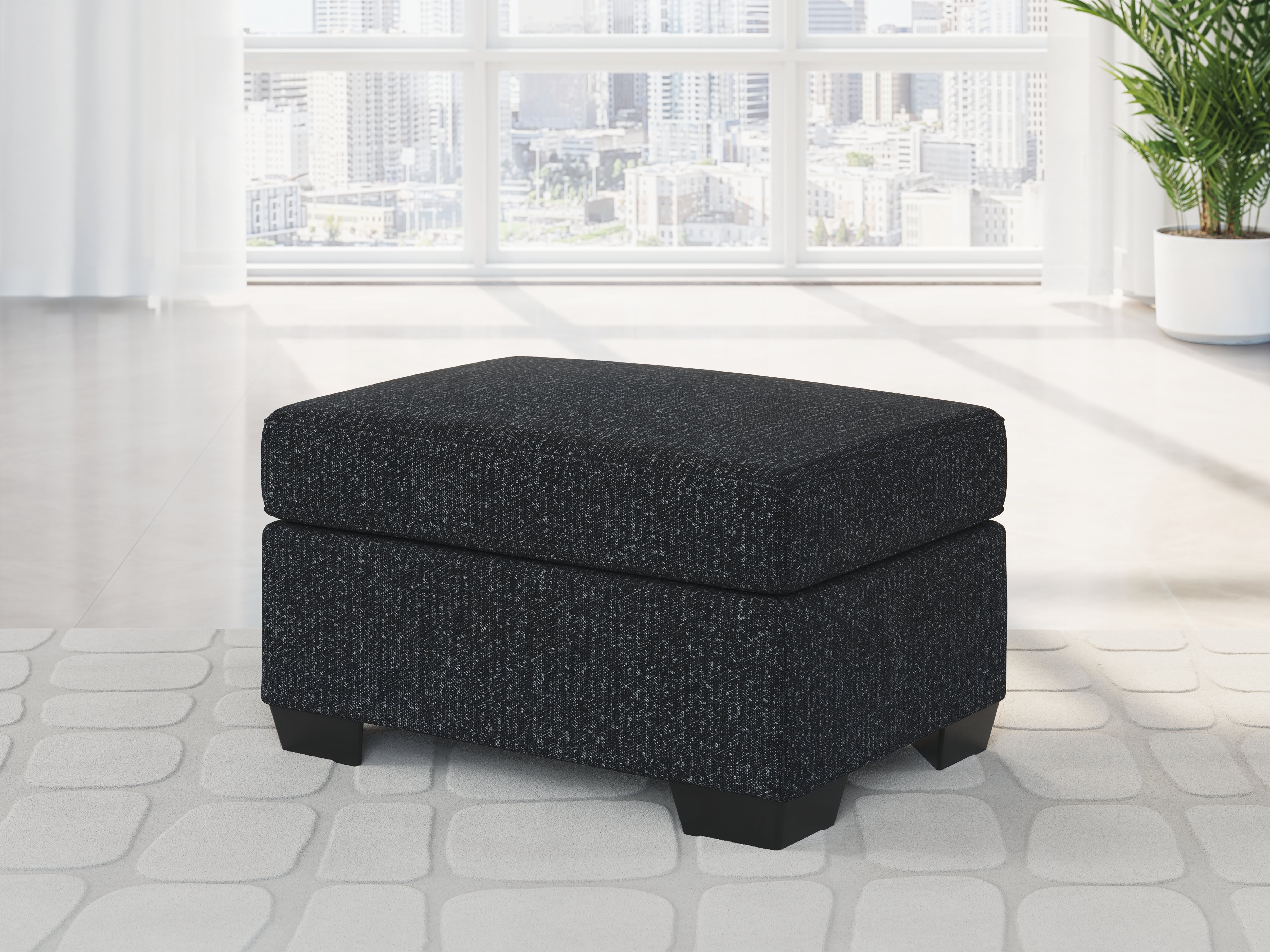 3 Brothers Decor - Ashley Furniture - Jasmine Peaks Living Room - Ottoman / Coal - 2890414