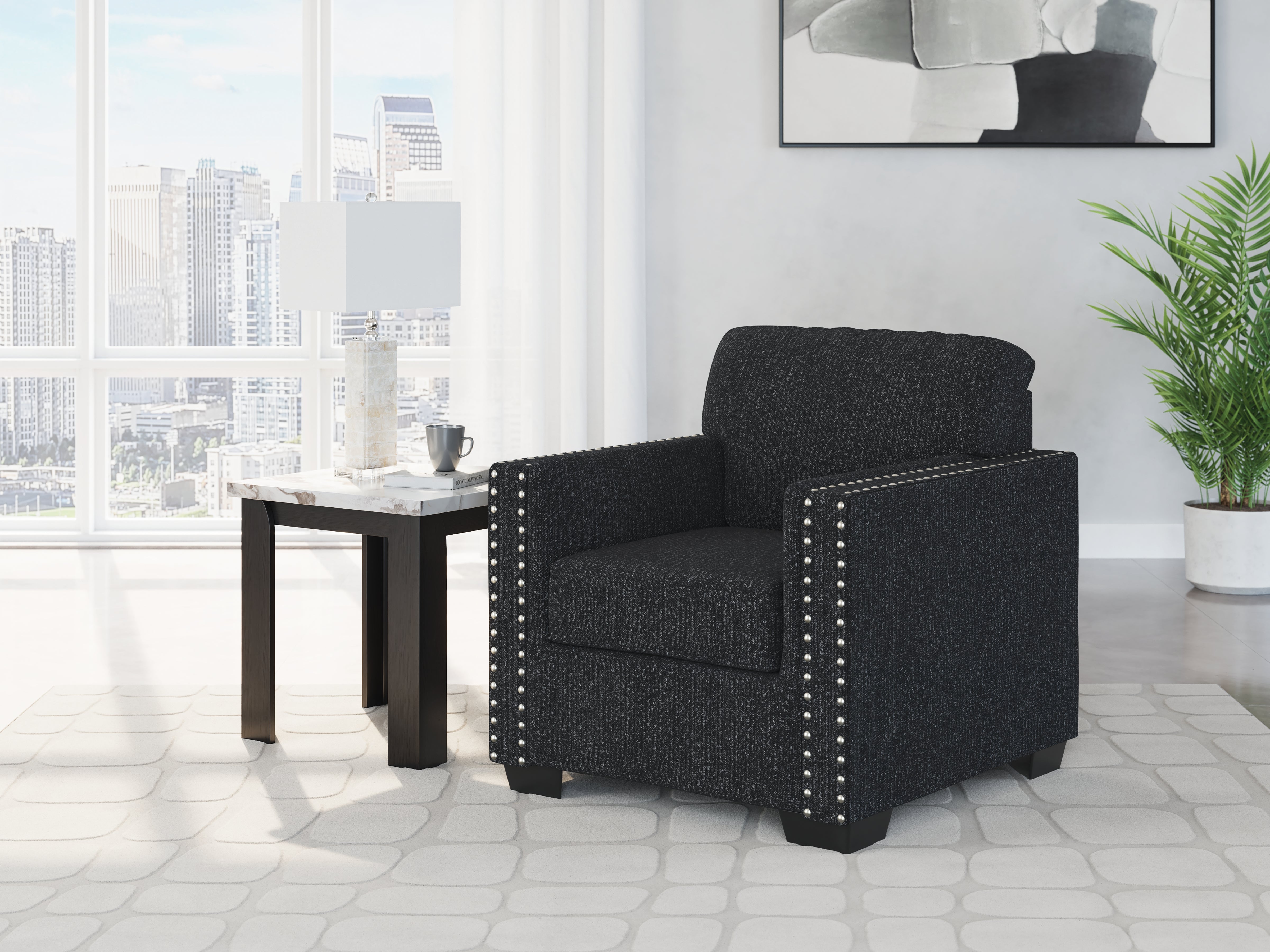 3 Brothers Decor - Ashley Furniture - Jasmine Peaks Living Room - Chair / Coal - 2890420