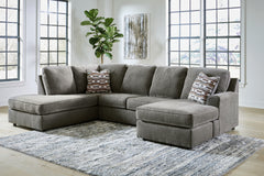 3 Brothers Decor - Ashley Furniture - O'Phannon Sectional - RAF 2-Piece Sectional with Chaise / Putty - 29402S2