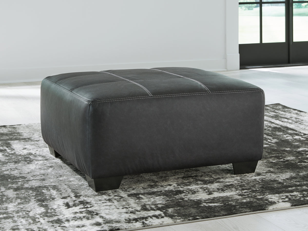 3 Brothers Decor - Ashley Furniture - Brixley Pier Living Room - Oversized Accent Ottoman / Graphite - 2990608