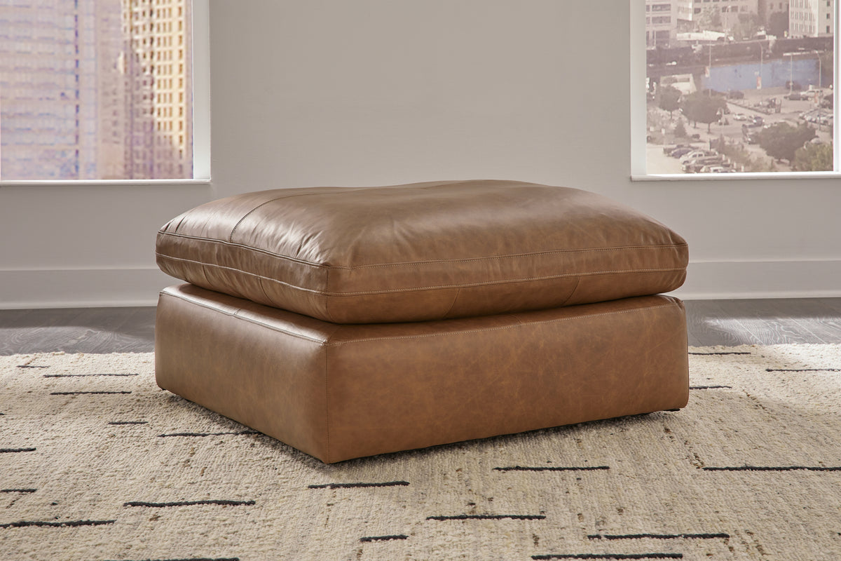 3 Brothers Decor - Ashley Furniture - Emilia Living Room - Oversized Accent Ottoman / Caramel - 3090108