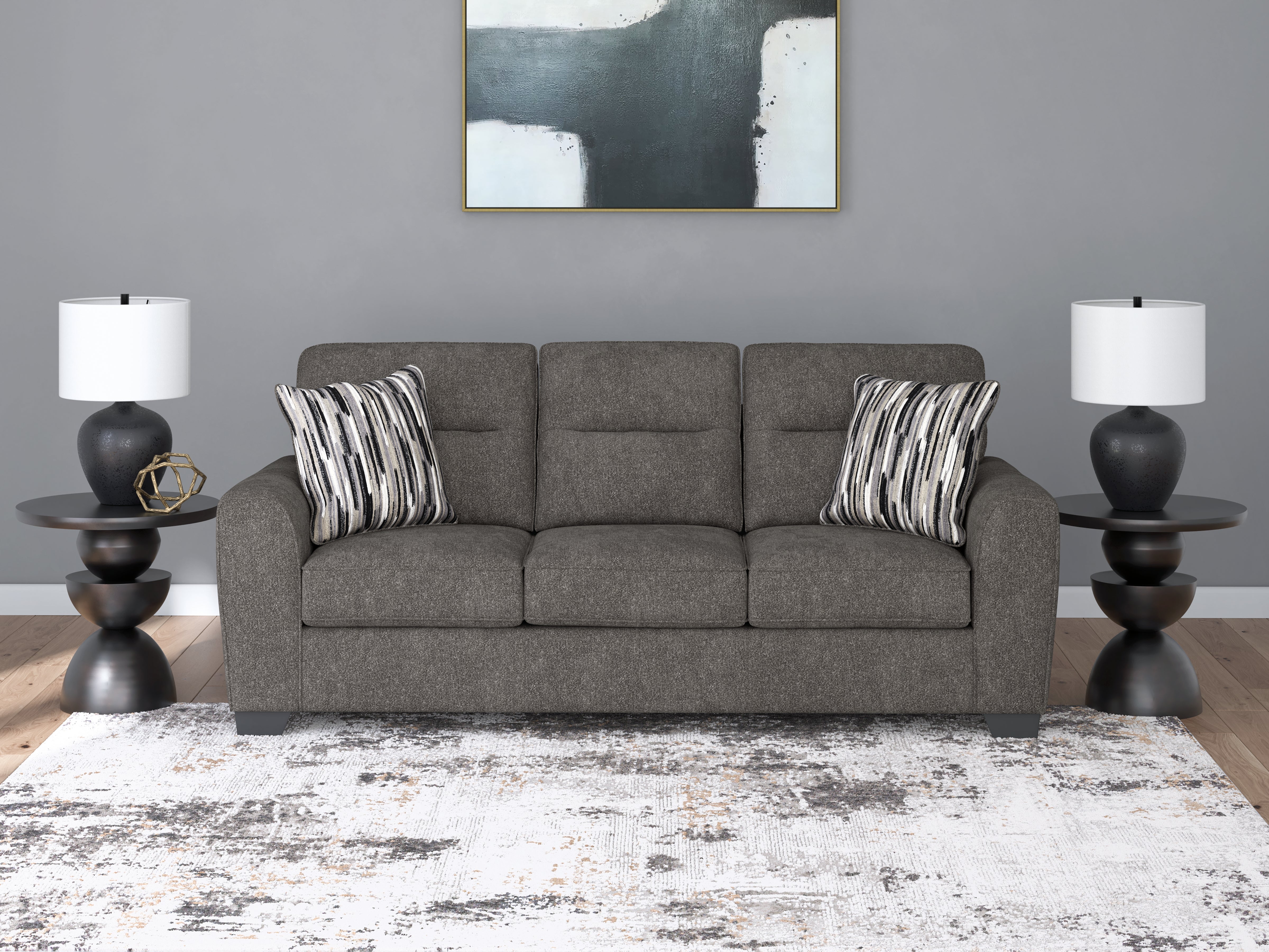 3 Brothers Decor - Ashley Furniture - Olten Living Room - Sofa / Graphite - 3130538