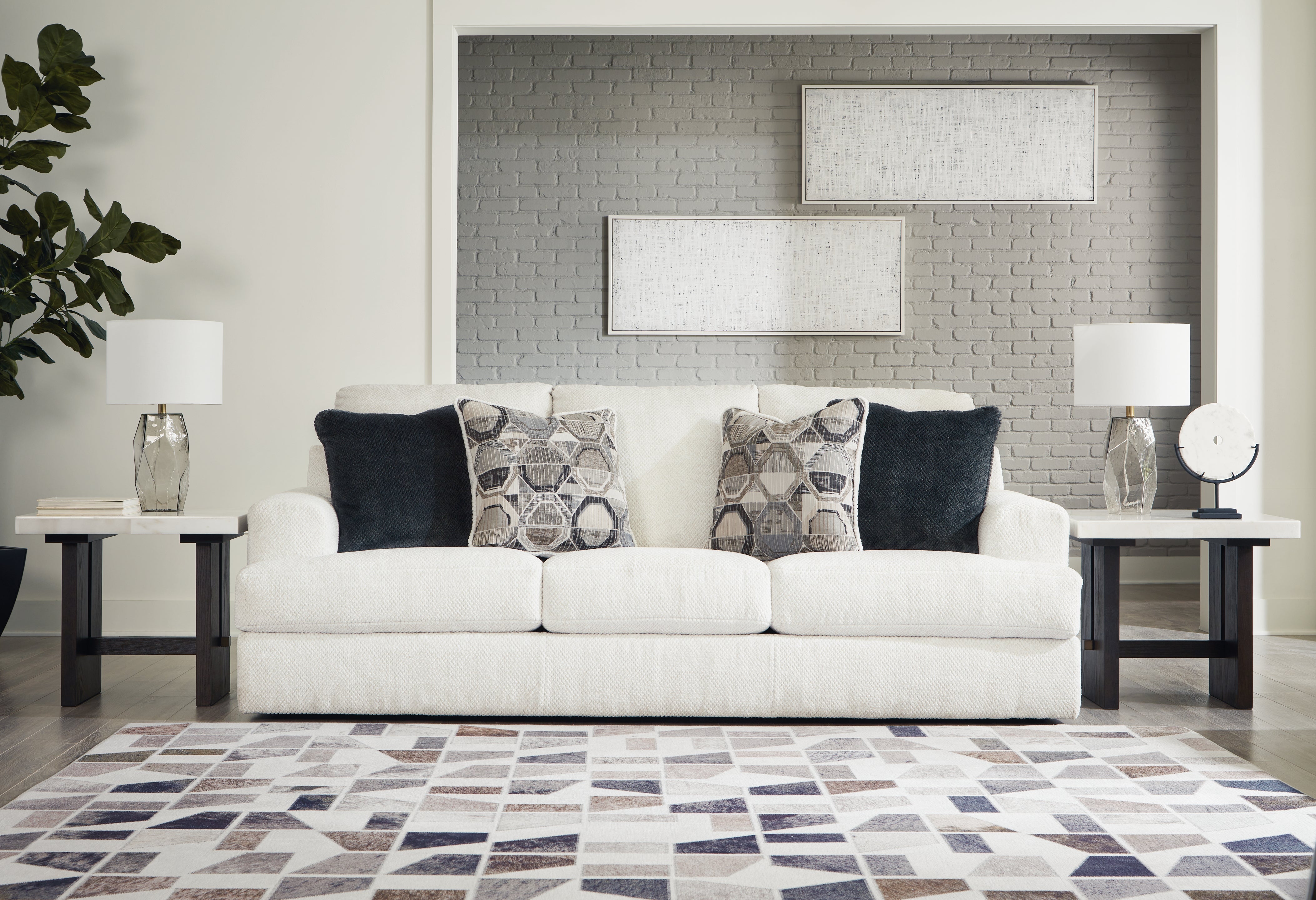3 Brothers Decor - Ashley Furniture - Karinne Living Room - Sofa / Linen - 3140338