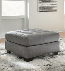 3 Brothers Decor - Ashley Furniture - Clairette Court Living Room - Oversized Accent Ottoman / Alloy - 3150308