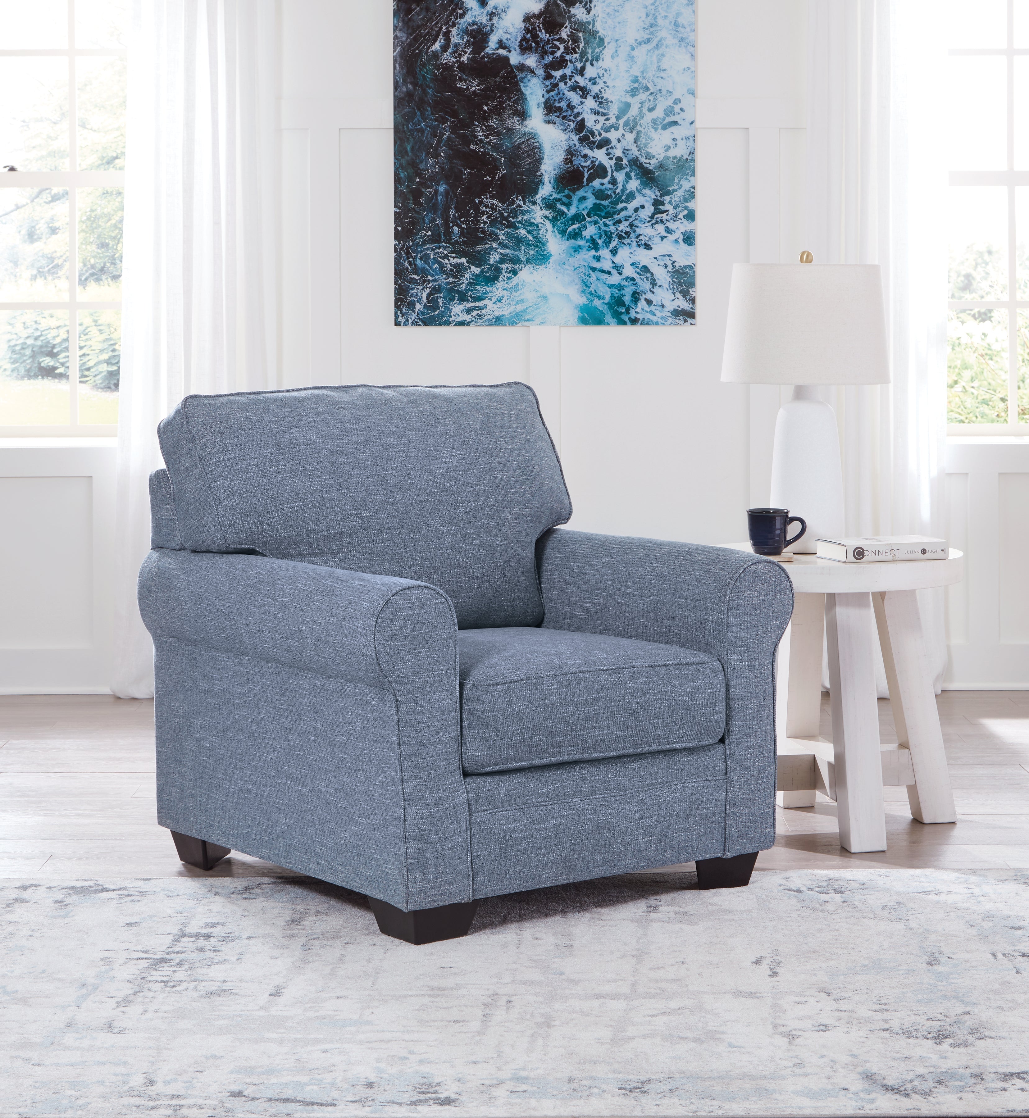 3 Brothers Decor - Ashley Furniture - Carissa Manor Living Room - Chair / Denim - 3260420