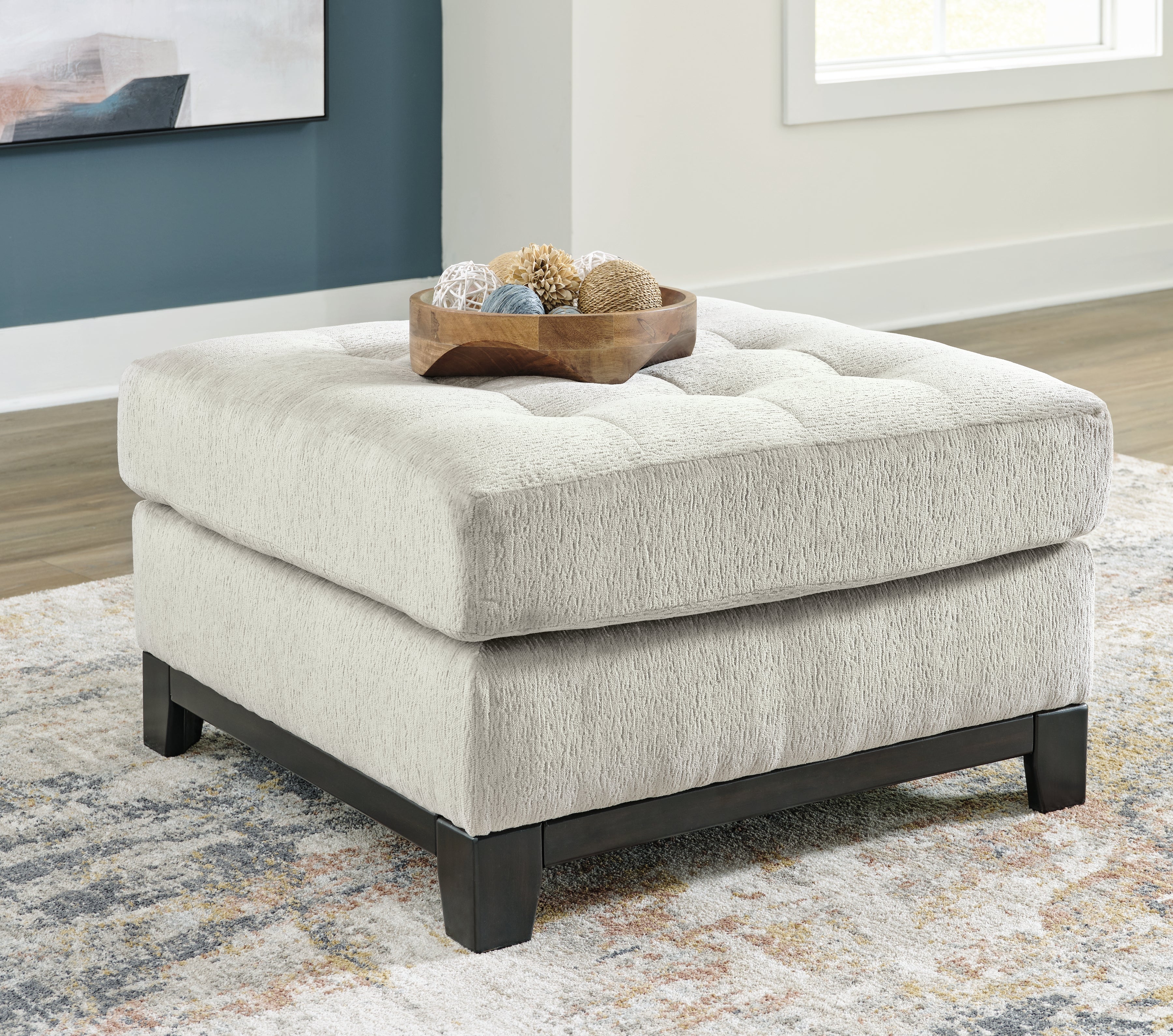 3 Brothers Decor - Ashley Furniture - Maxon Place Living Room - Oversized Accent Ottoman / Stone - 3300408
