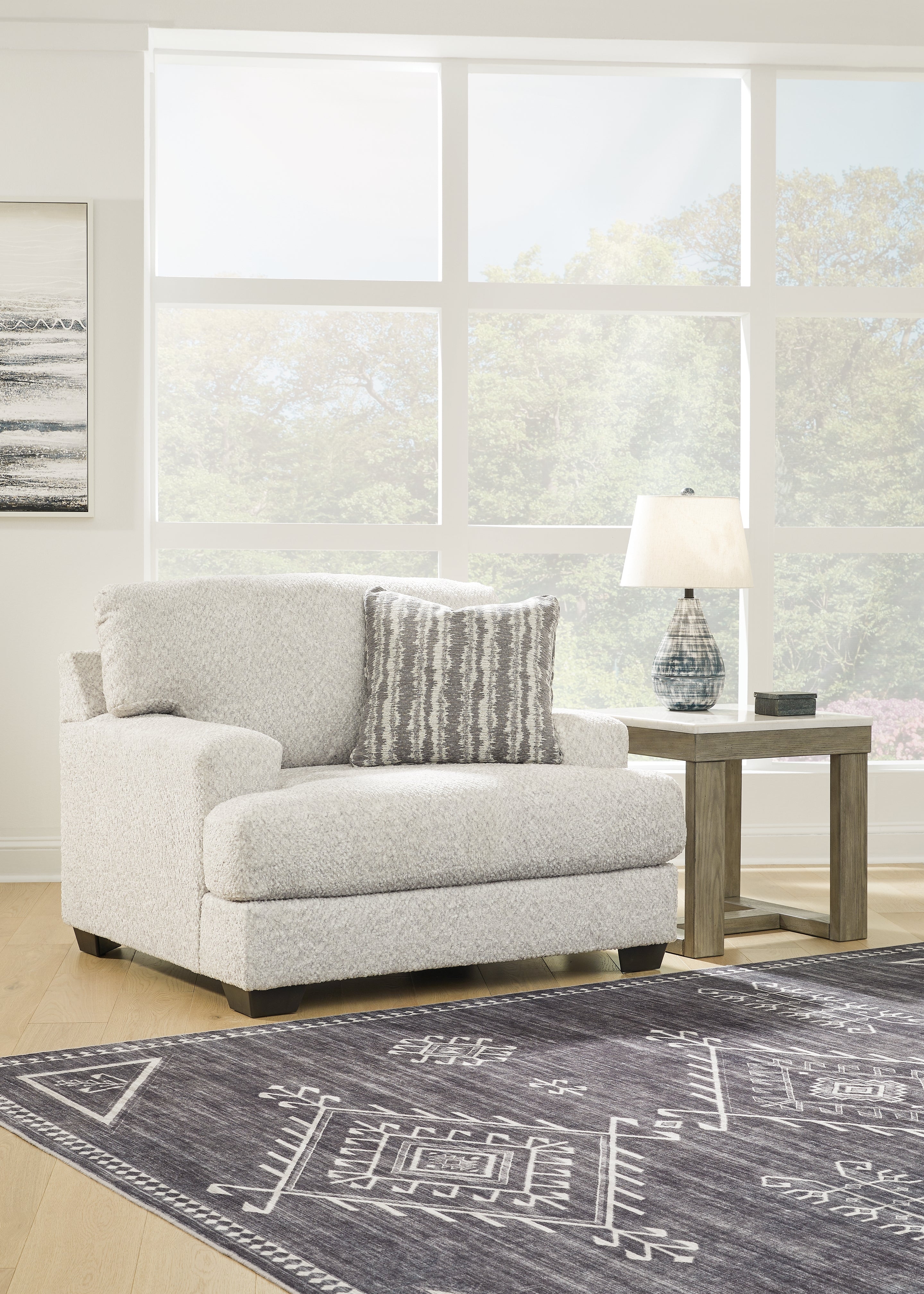 3 Brothers Decor - Ashley Furniture - Brebryan Living Room - Chair and a Half / Flannel - 3440123