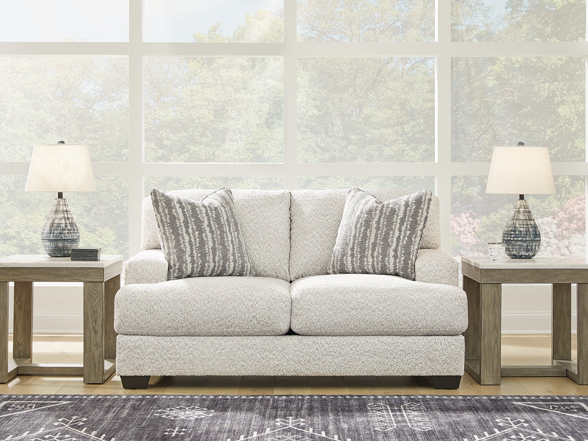 3 Brothers Decor - Ashley Furniture - Brebryan Living Room - Loveseat / Flannel - 3440135