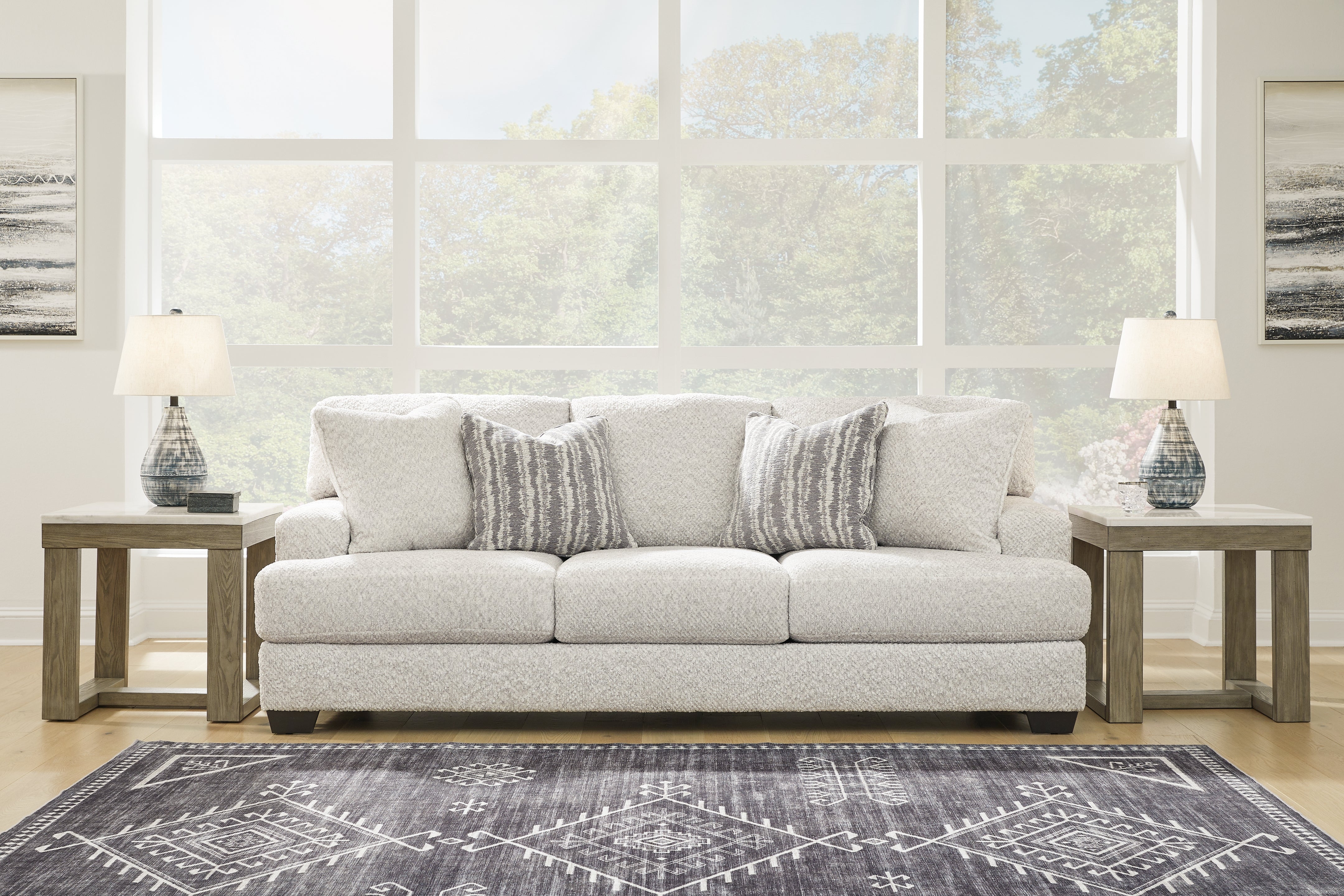 3 Brothers Decor - Ashley Furniture - Brebryan Living Room - Sofa / Flannel - 3440138
