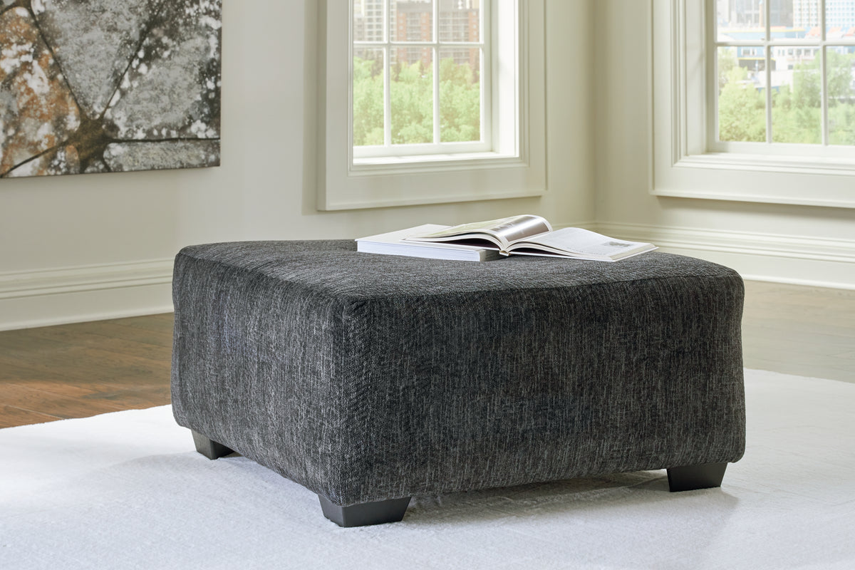 3 Brothers Decor - Ashley Furniture - Biddeford Living Room - Oversized Accent Ottoman / Shadow - 3550408