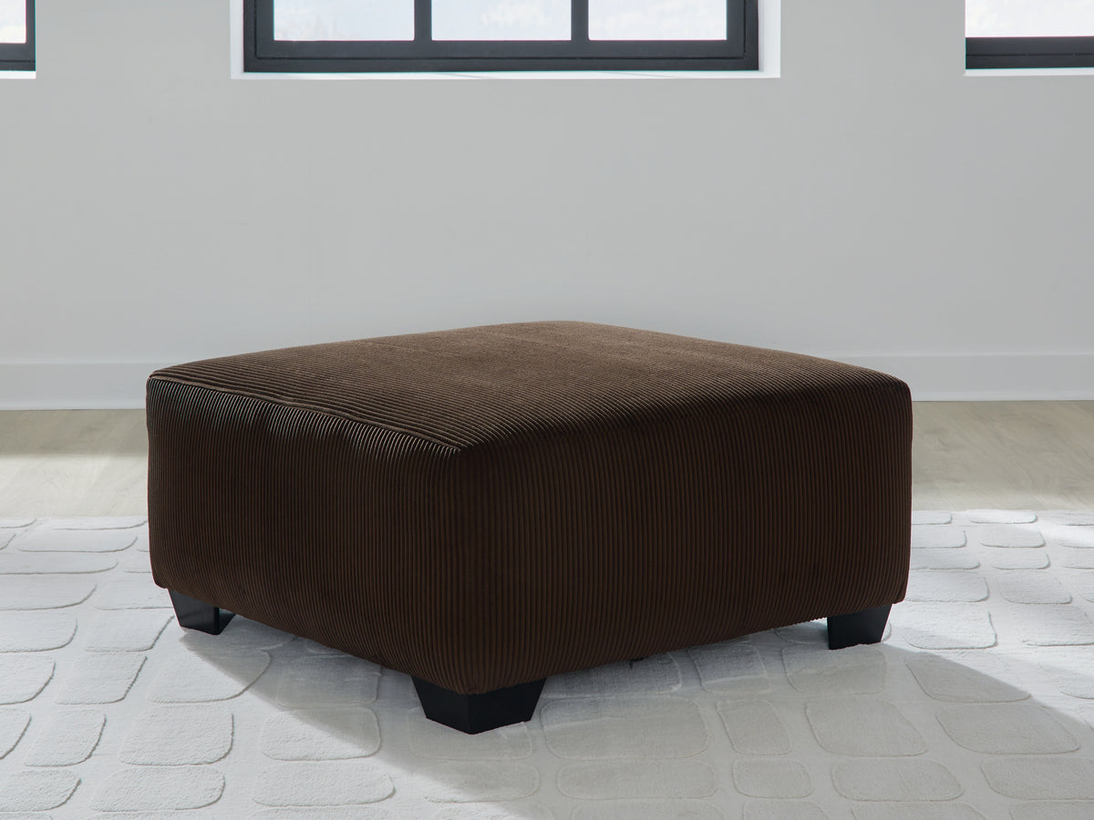 3 Brothers Decor - Ashley Furniture - Kimlee Living Room - Oversized Accent Ottoman / Chocolate - PC3560308