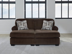3 Brothers Decor - Ashley Furniture - Kimlee Sectional - RAF 2-Piece Super Chaise / Chocolate - PC35603S4