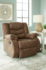 3 Brothers Decor - Ashley Furniture - Partymate Living Room - Rocker Recliner / Brindle - 3690225
