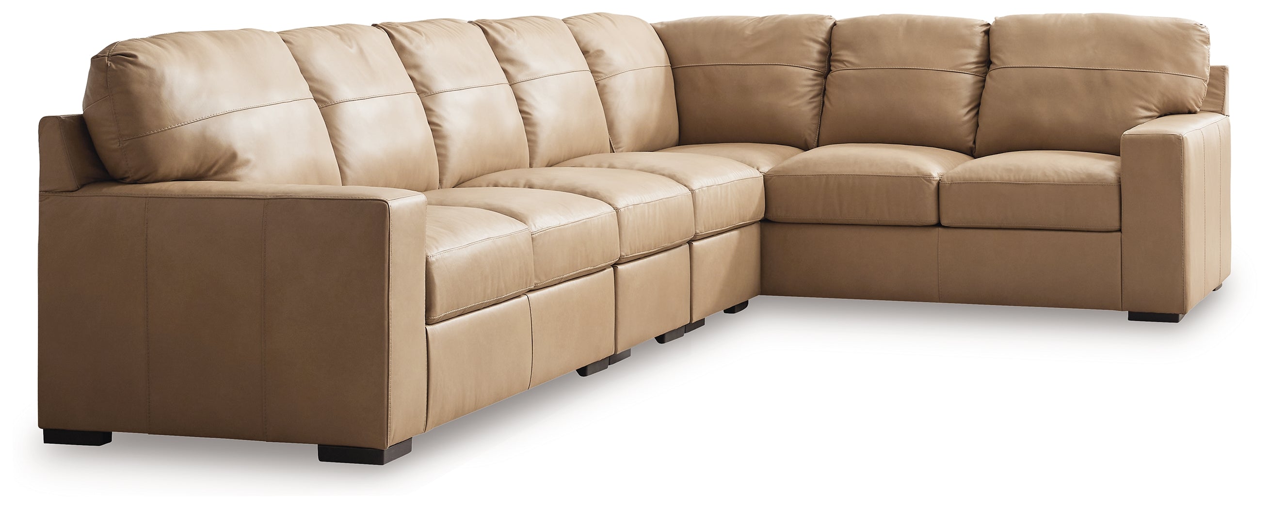 3 Brothers Decor - Ashley Furniture - Bandon Sectional - RAF 4-Piece Sectional / Toffee - 38006S6