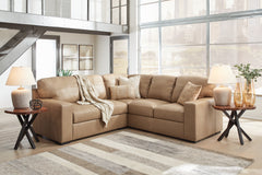 3 Brothers Decor - Ashley Furniture - Bandon Sectional - 2-Piece Sectional / Toffee - 38006S2