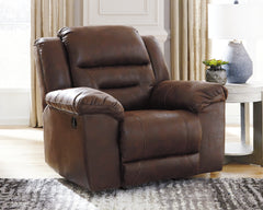 3 Brothers Decor - Ashley Furniture - Stoneland Living Room - Rocker Recliner / Chocolate - 3990425