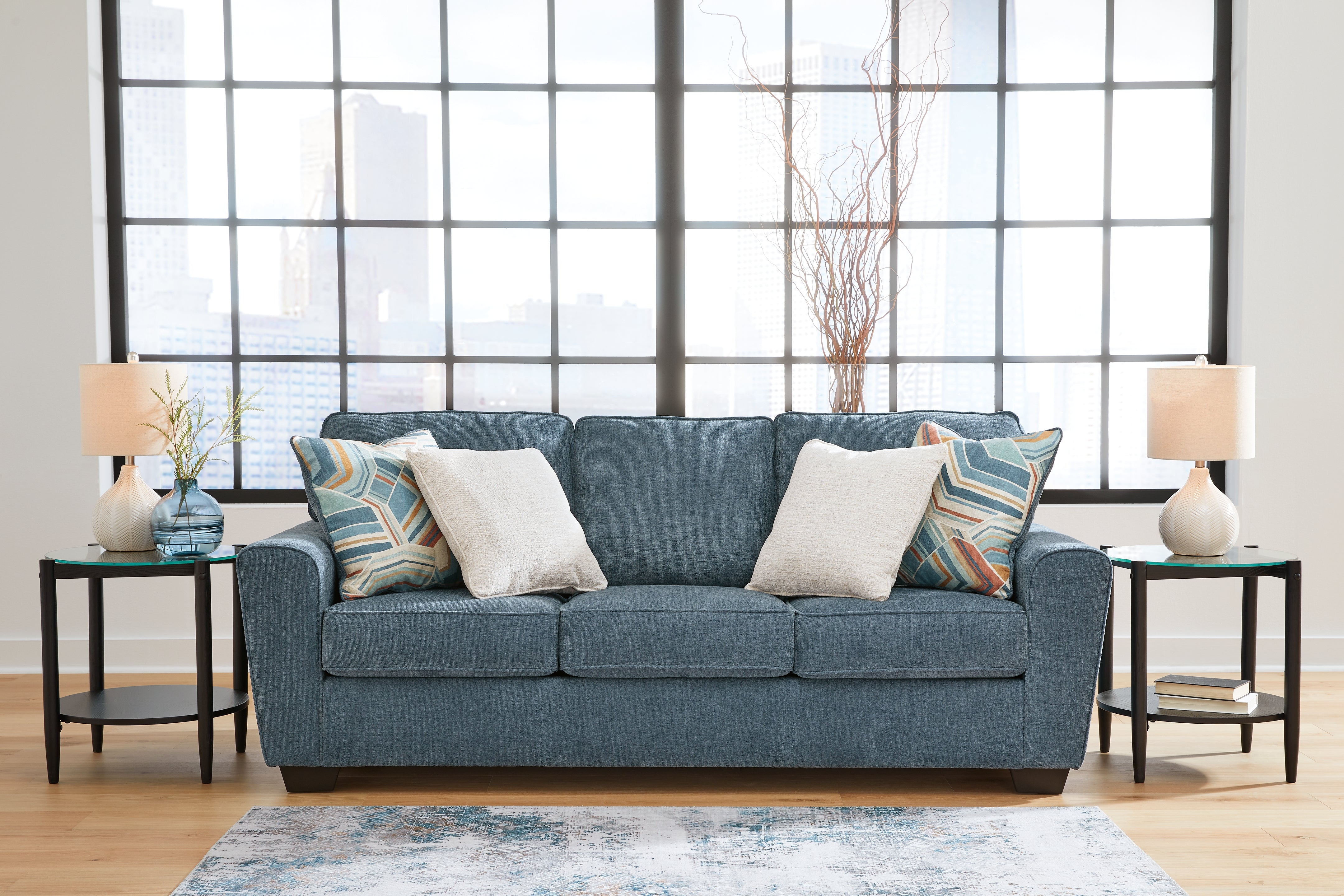 3 Brothers Decor - Ashley Furniture - Cashton Living Room - Sofa / Blue - 4060538