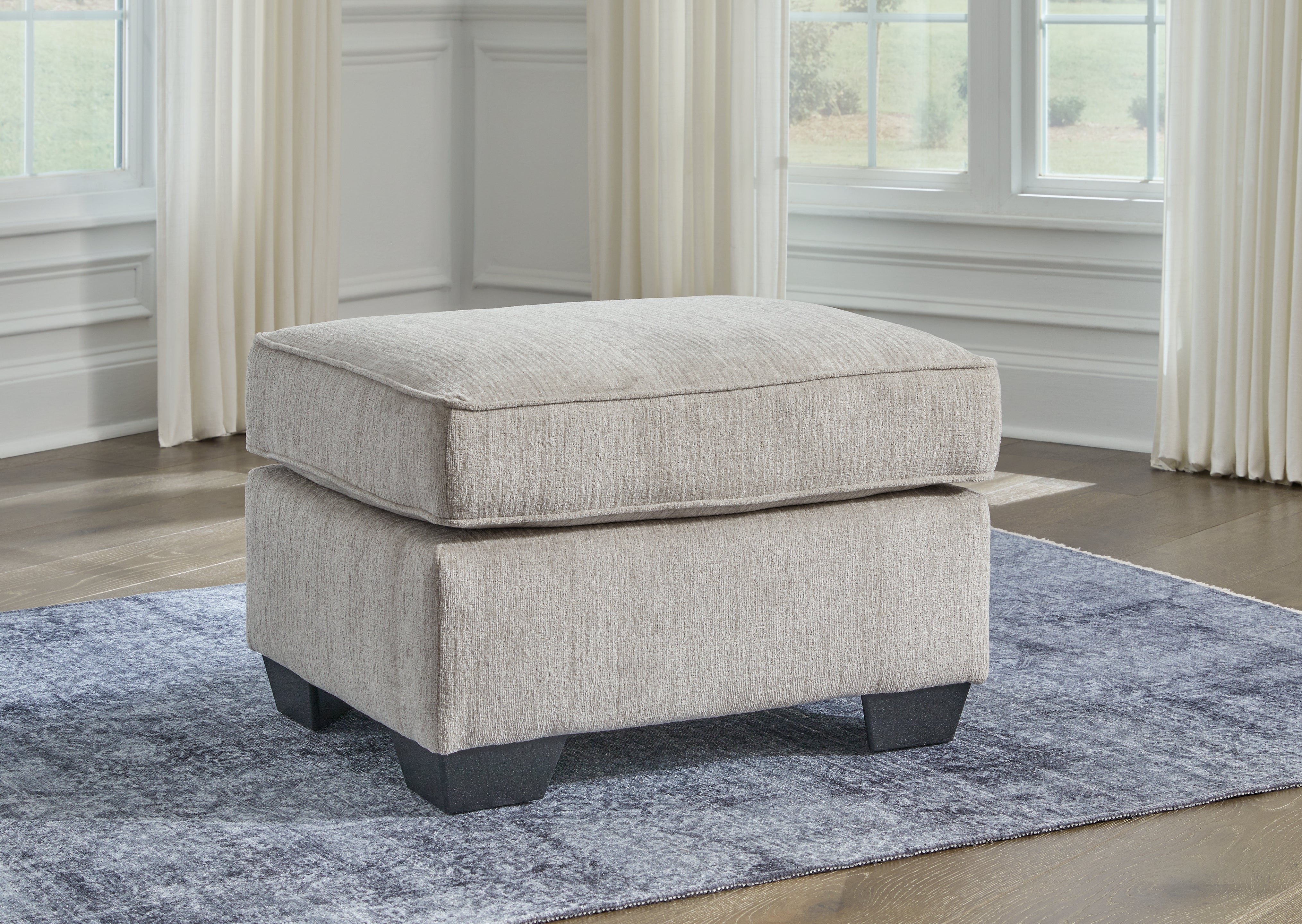 3 Brothers Decor - Ashley Furniture - Cashton Living Room - Ottoman / Ice - 4060614