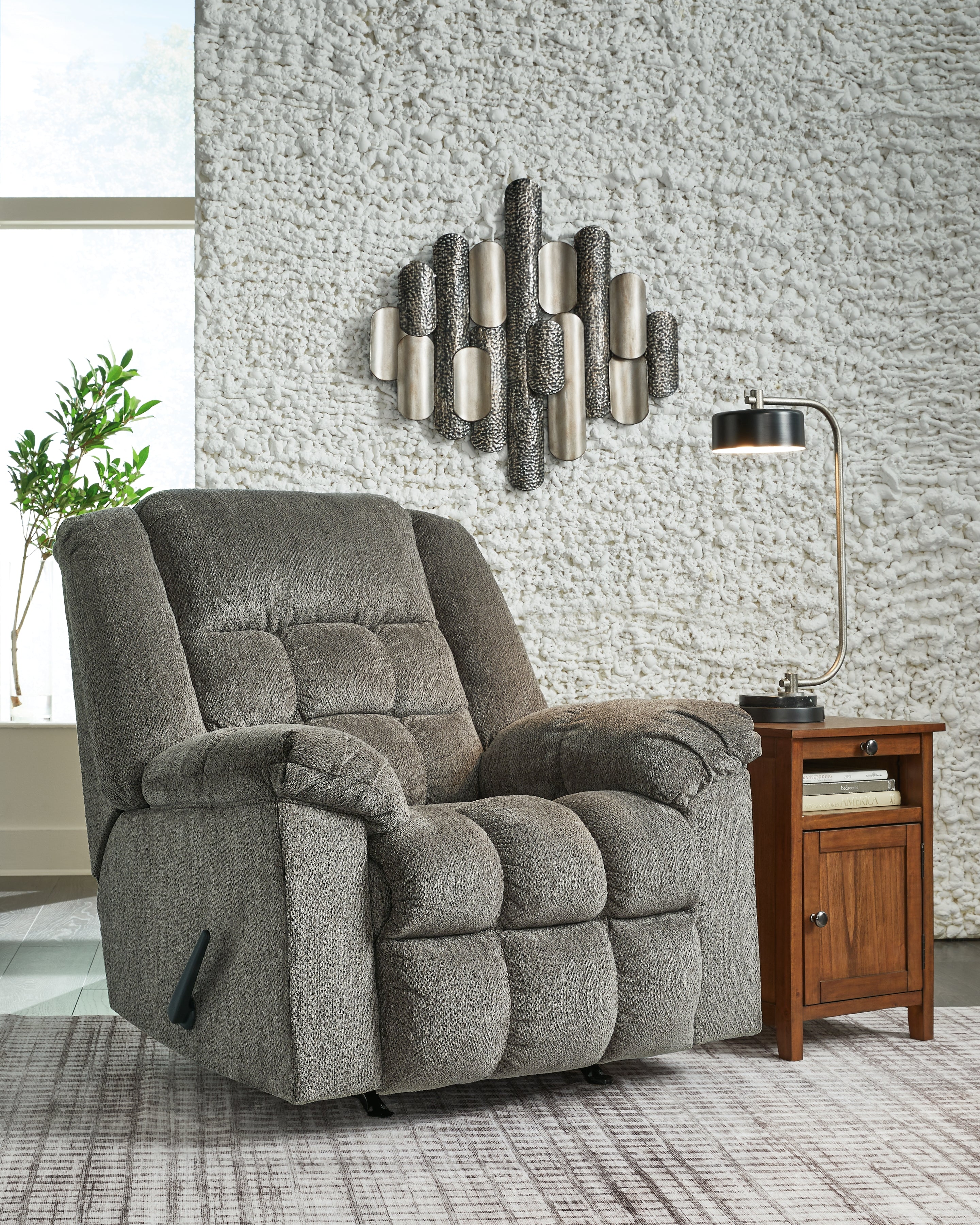 3 Brothers Decor - Ashley Furniture - Kegler Living Room - Rocker Recliner / Putty - 4450425