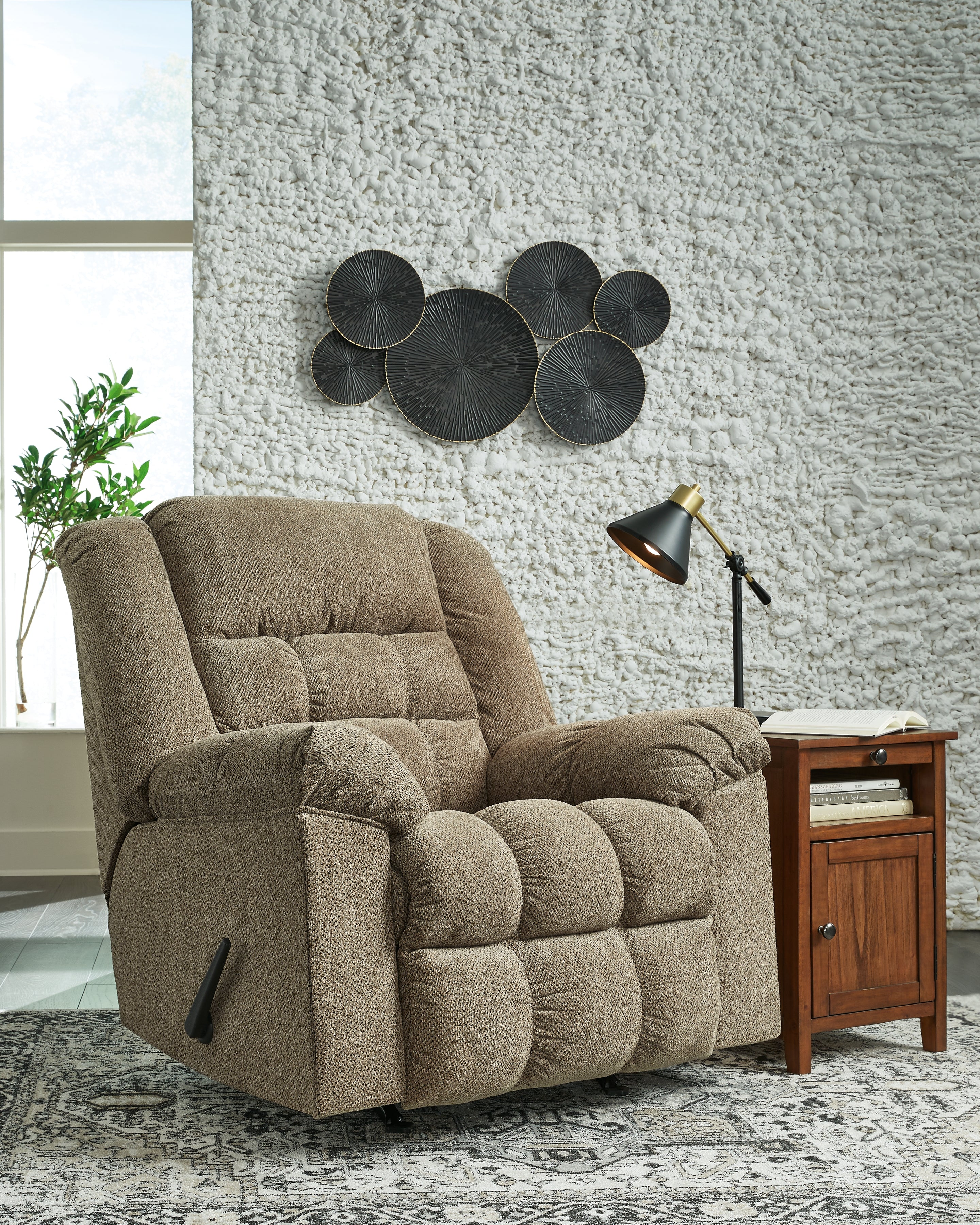 3 Brothers Decor - Ashley Furniture - Kegler Living Room - Rocker Recliner / Briar - 4450525