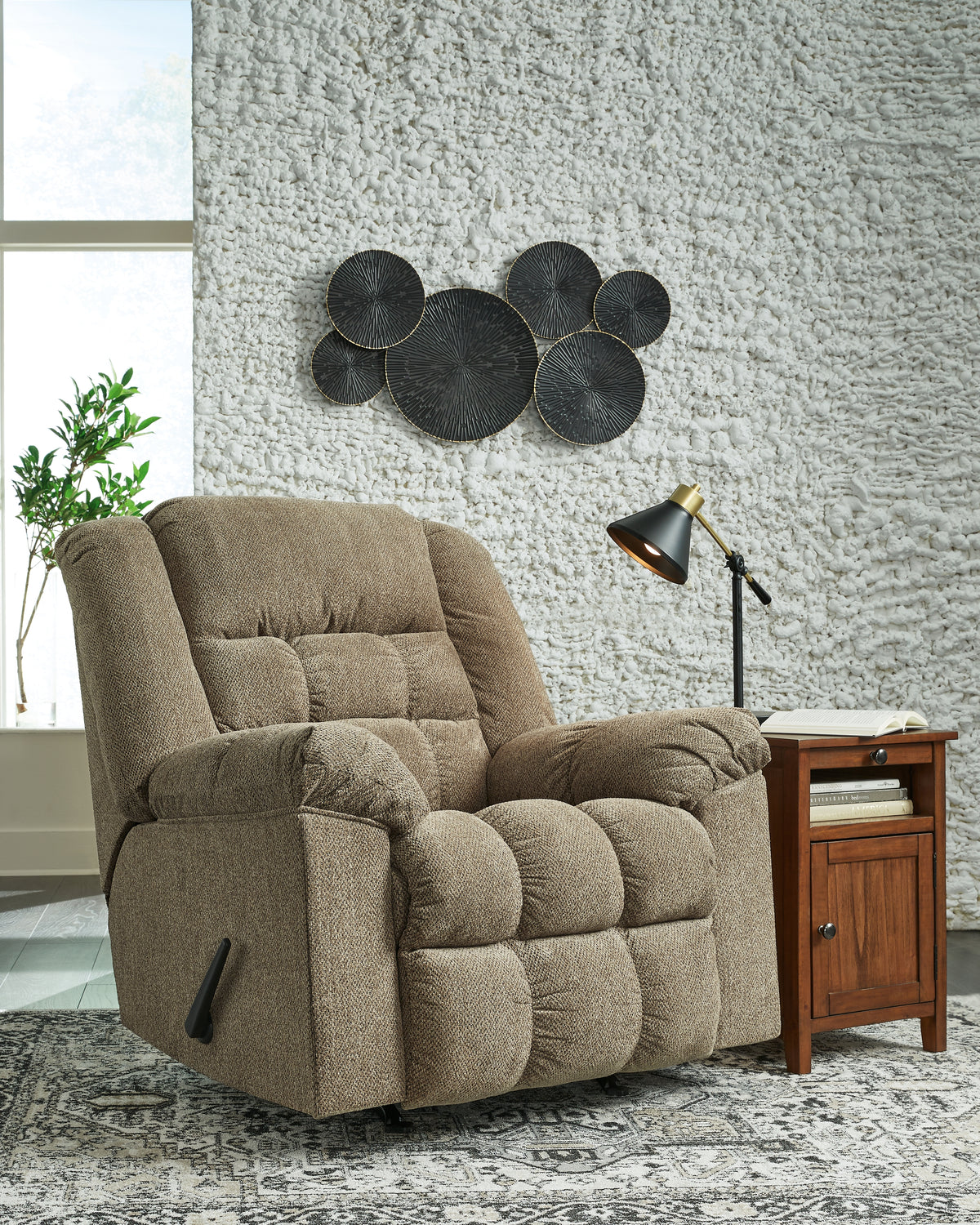 3 Brothers Decor - Ashley Furniture - Kegler Living Room - Rocker Recliner / Briar - 4450525