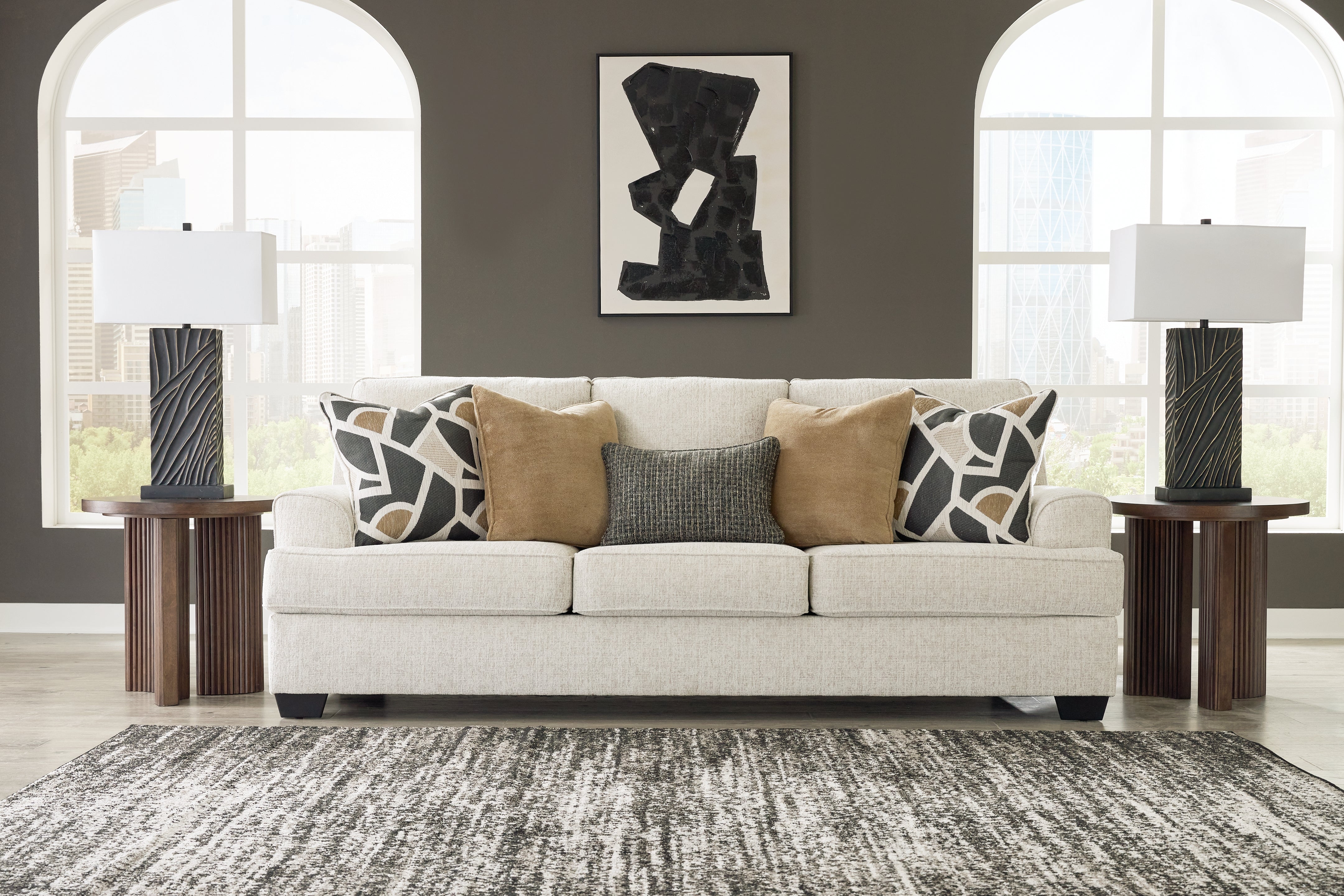 3 Brothers Decor - Ashley Furniture - Heartcort Living Room - Sofa / Quartz - 4460438