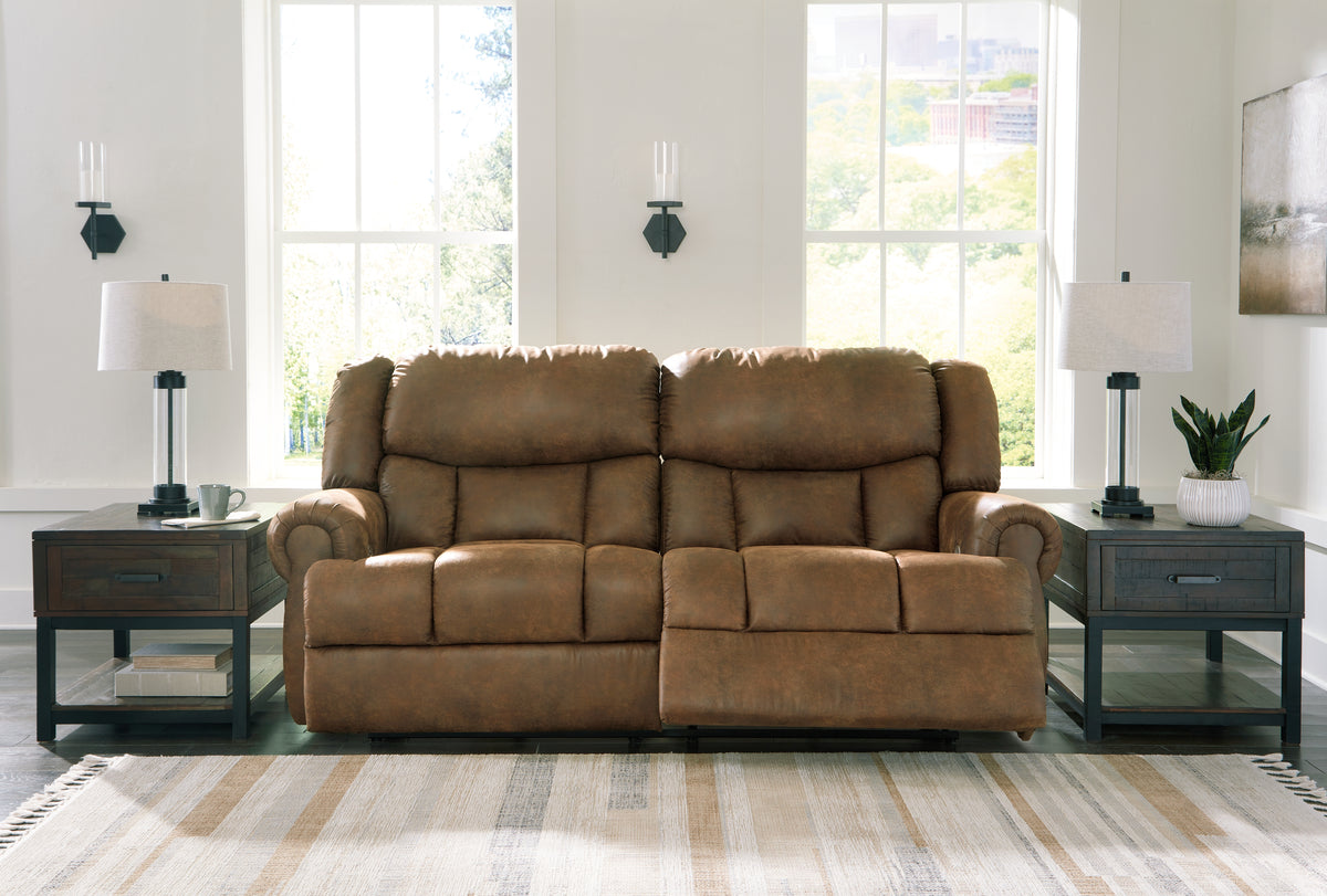 3 Brothers Decor - Ashley Furniture - Boothbay Living Room - 2 Seat Reclining Power Sofa / Auburn - 4470447