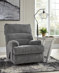3 Brothers Decor - Ashley Furniture - Man Fort Living Room - Rocker Recliner / Graphite - 4660525