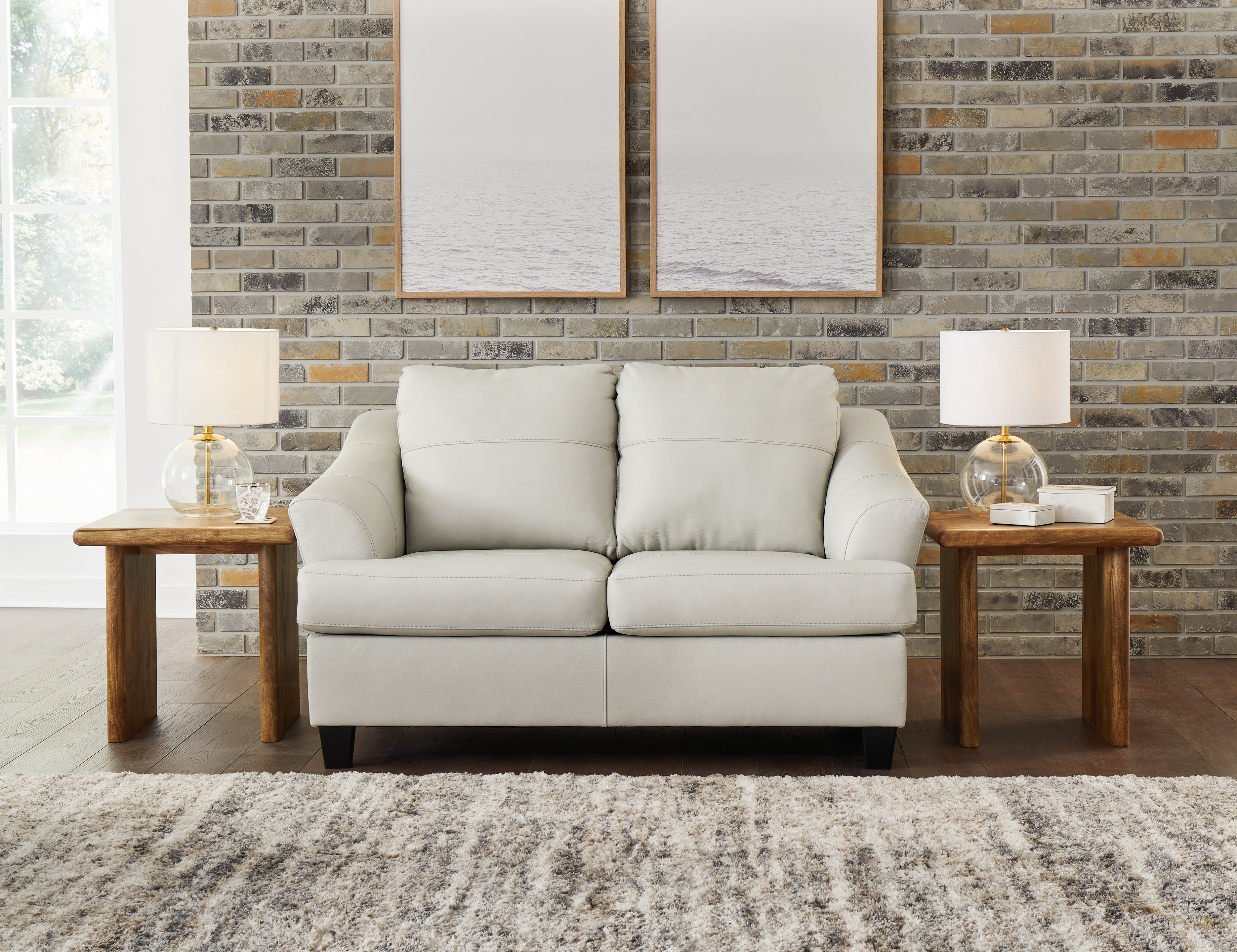 3 Brothers Decor - Ashley Furniture - Genoa Living Room - Loveseat / Coconut - 4770435