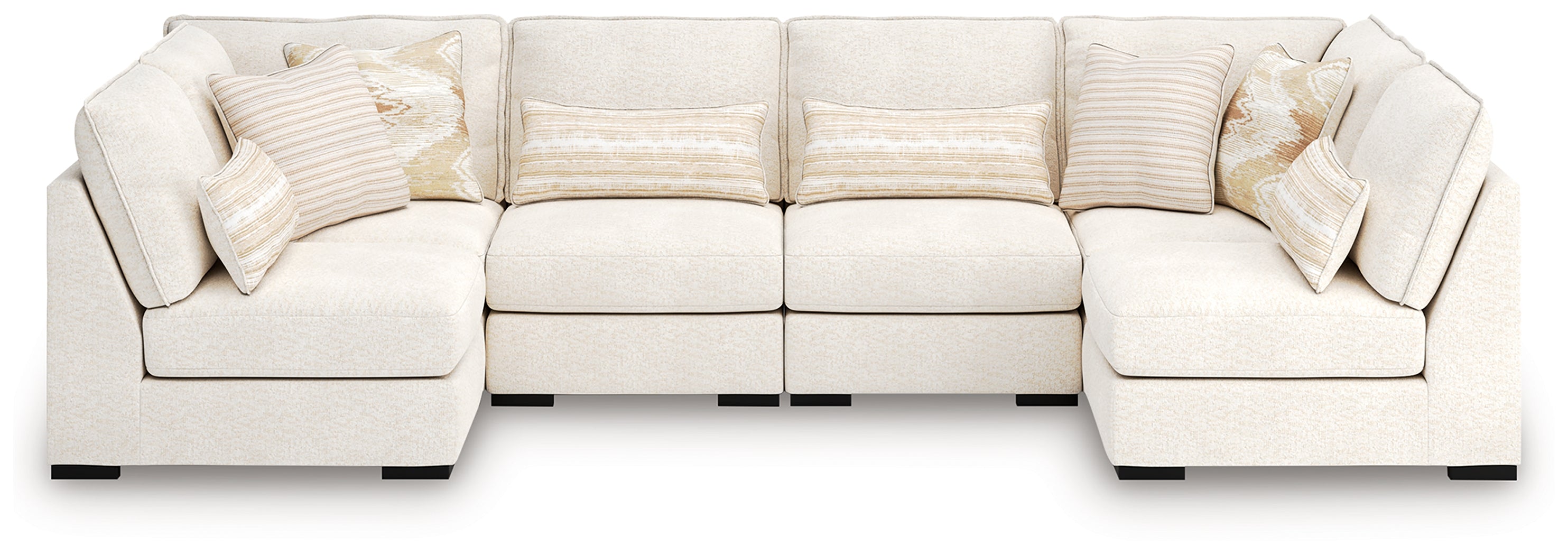 3 Brothers Decor - Ashley Furniture - Donelson Creek Sectional - 6-Piece Sectional / Vanilla - 48002S3