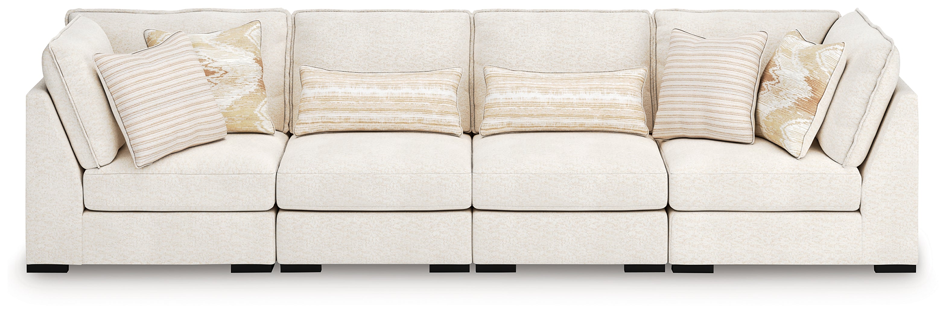 3 Brothers Decor - Ashley Furniture - Donelson Creek Sectional - 4-Piece Sectional / Vanilla - 48002S2