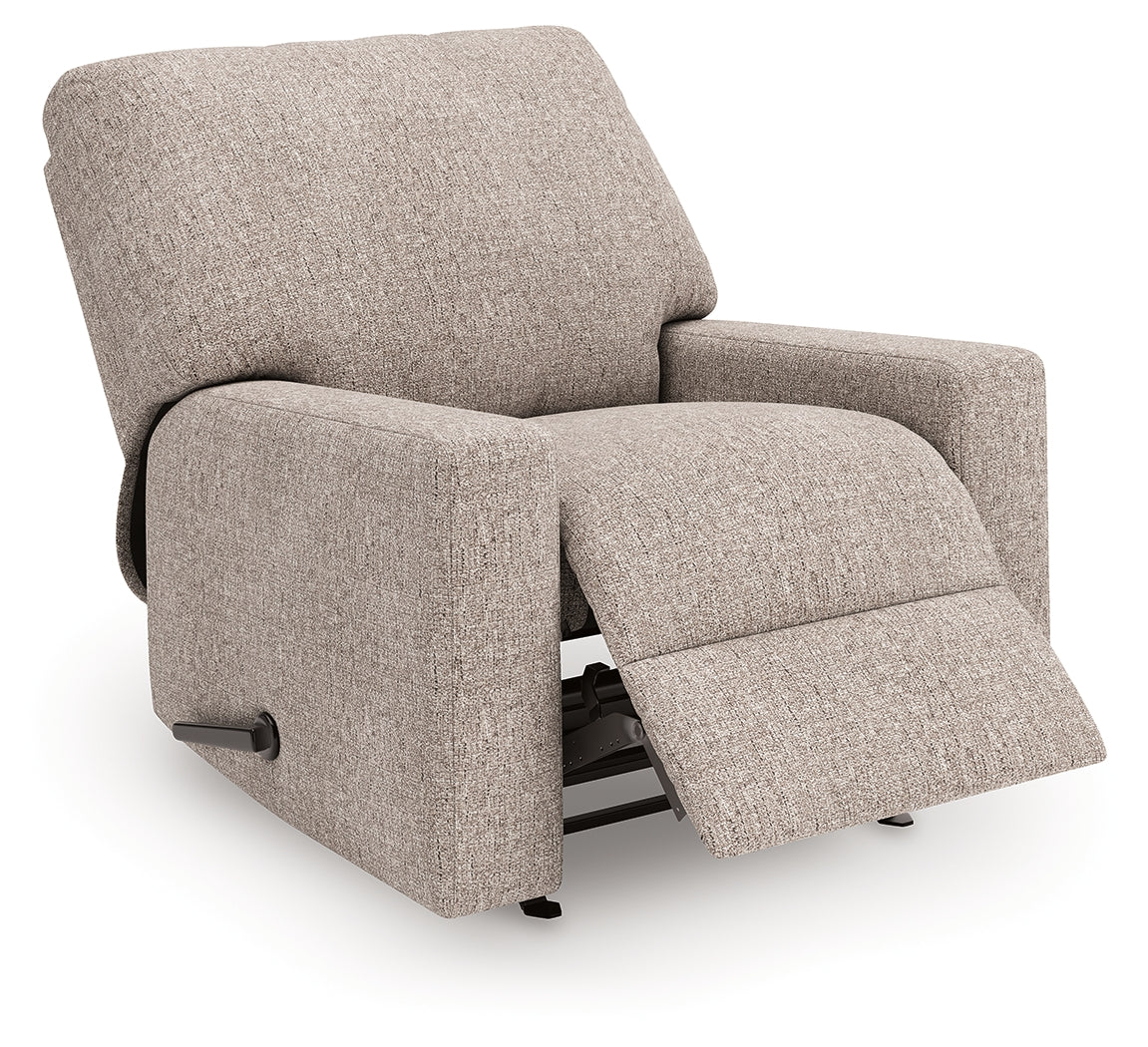 3 Brothers Decor - Ashley Furniture - Newellen Living Room - Rocker Recliner / Hemp - 4840425