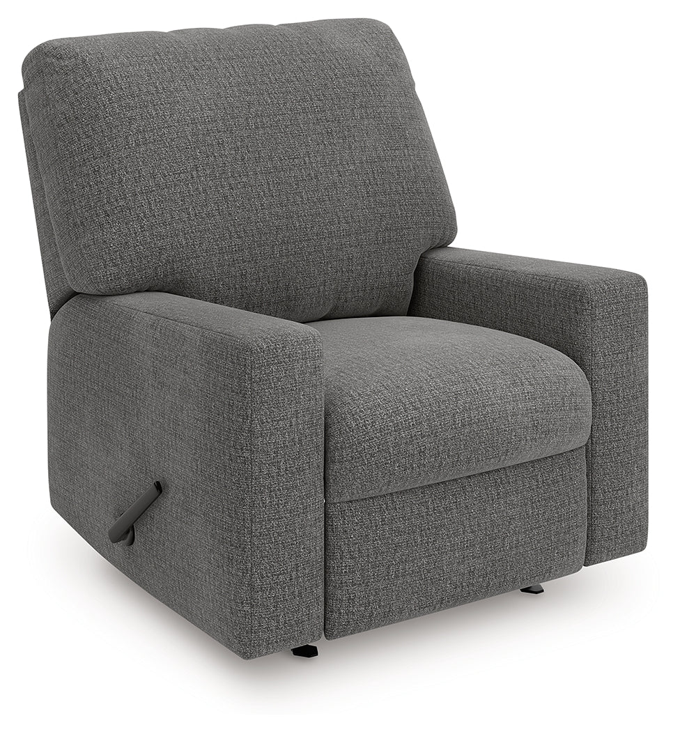 3 Brothers Decor - Ashley Furniture - Newellen Living Room - Rocker Recliner / Greystone - 4840525