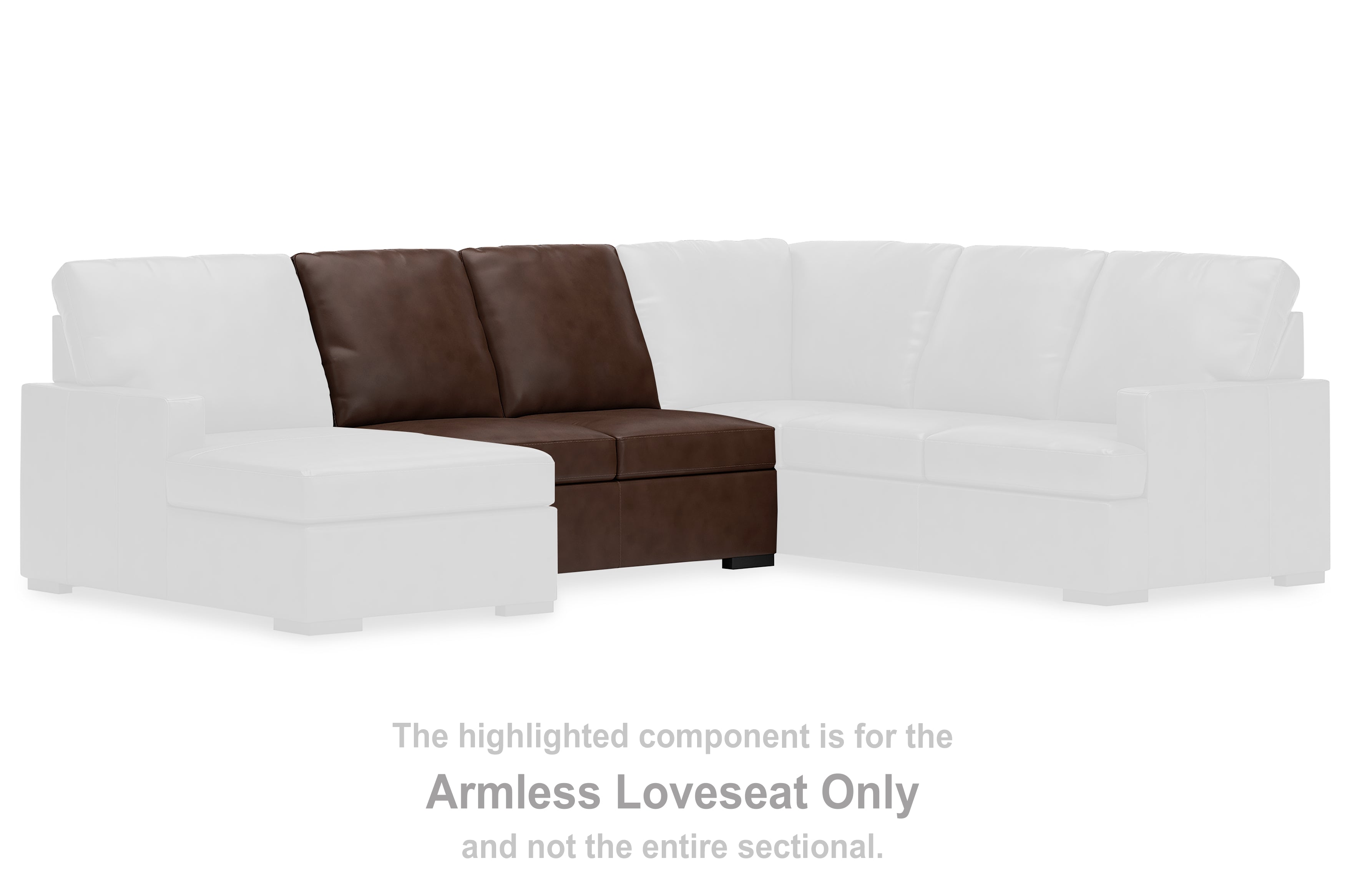 3 Brothers Decor - Ashley Furniture - McDowlan Sectional - Armless Loveseat / Coffee - PC4850434