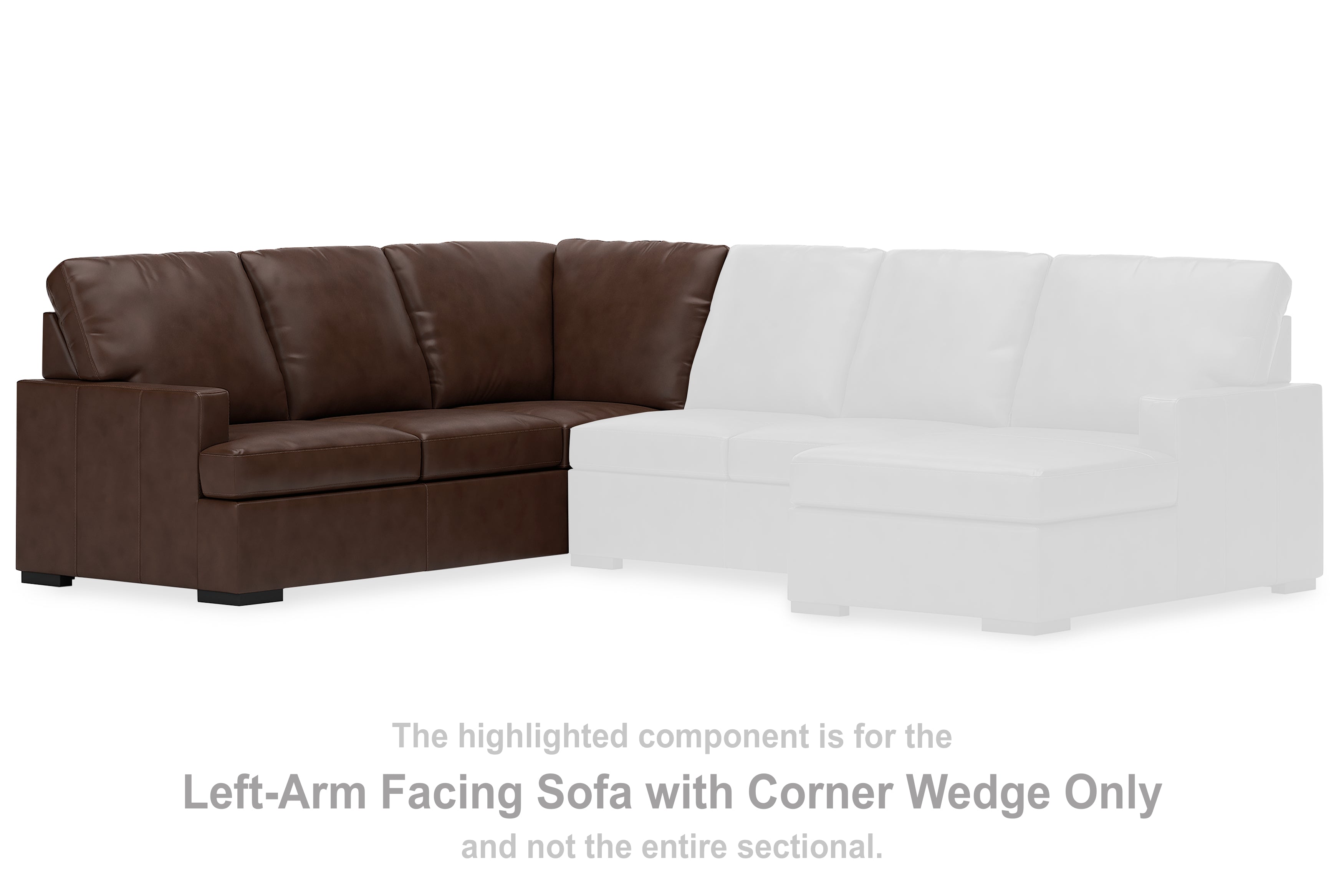 3 Brothers Decor - Ashley Furniture - McDowlan Sectional - LAF Sofa w/Corner Wedge / Coffee - PC4850448