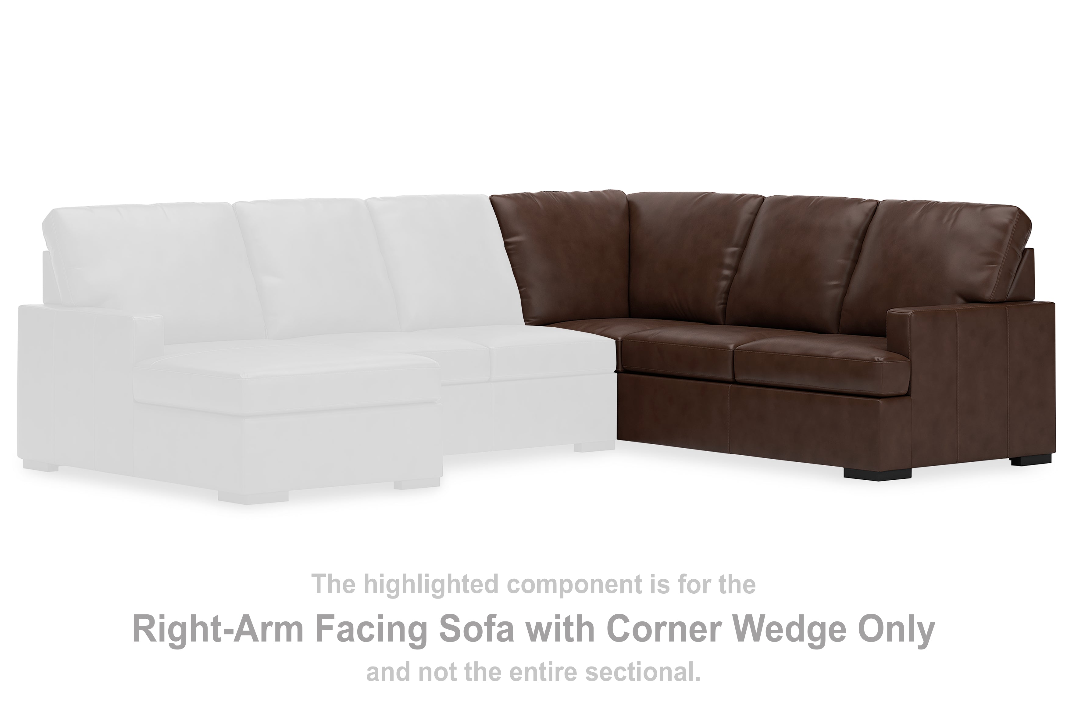 3 Brothers Decor - Ashley Furniture - McDowlan Sectional - RAF Sofa w/Corner Wedge / Coffee - PC4850449