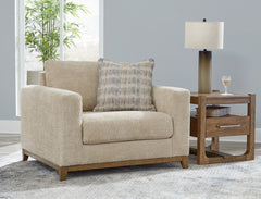 3 Brothers Decor - Ashley Furniture - Parklynn Living Room - Chair and a Half / Desert - 4890223