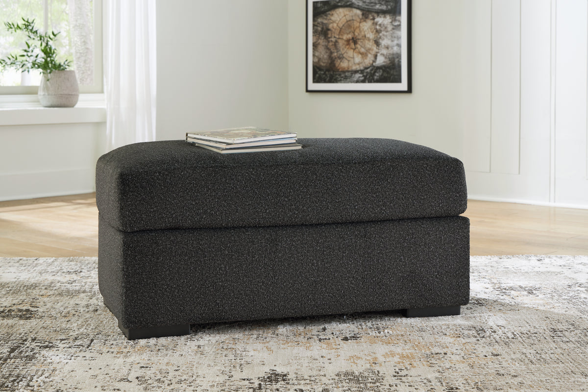 3 Brothers Decor - Ashley Furniture - Wryenlynn Living Room - Ottoman / Onyx - 4940514