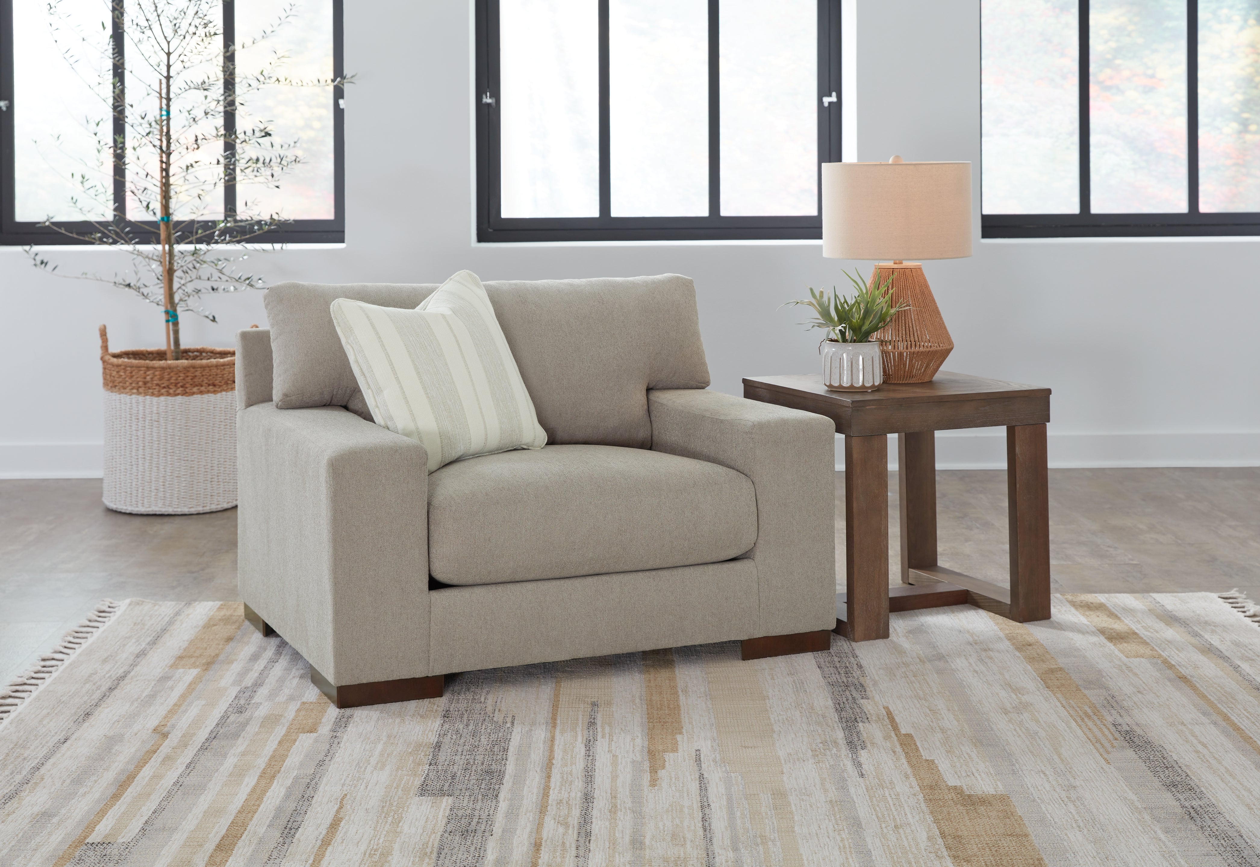 3 Brothers Decor - Ashley Furniture - Maggie Living Room - Chair and a Half / Flax - 5200423