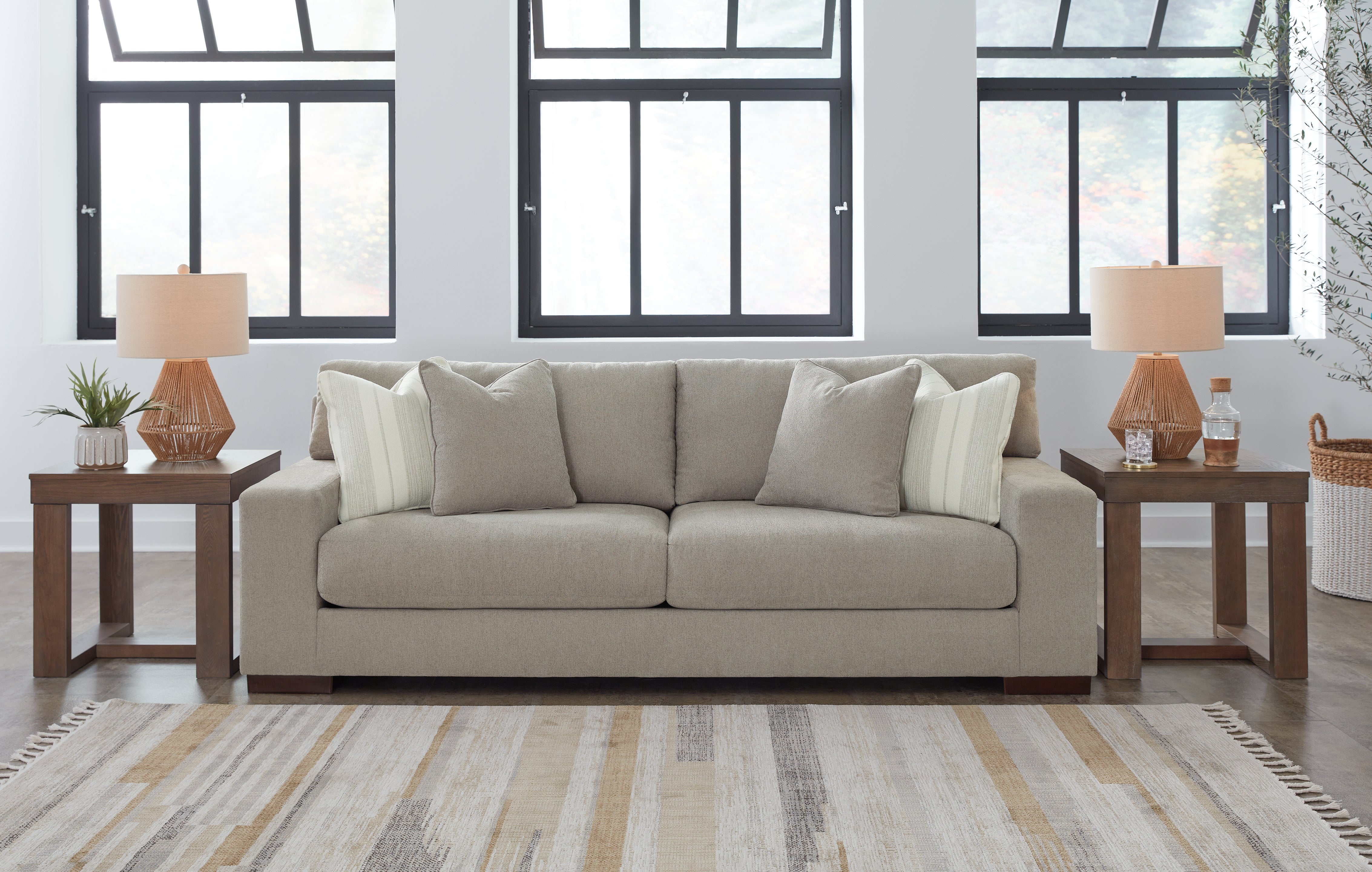 3 Brothers Decor - Ashley Furniture - Maggie Living Room - Sofa / Flax - 5200438