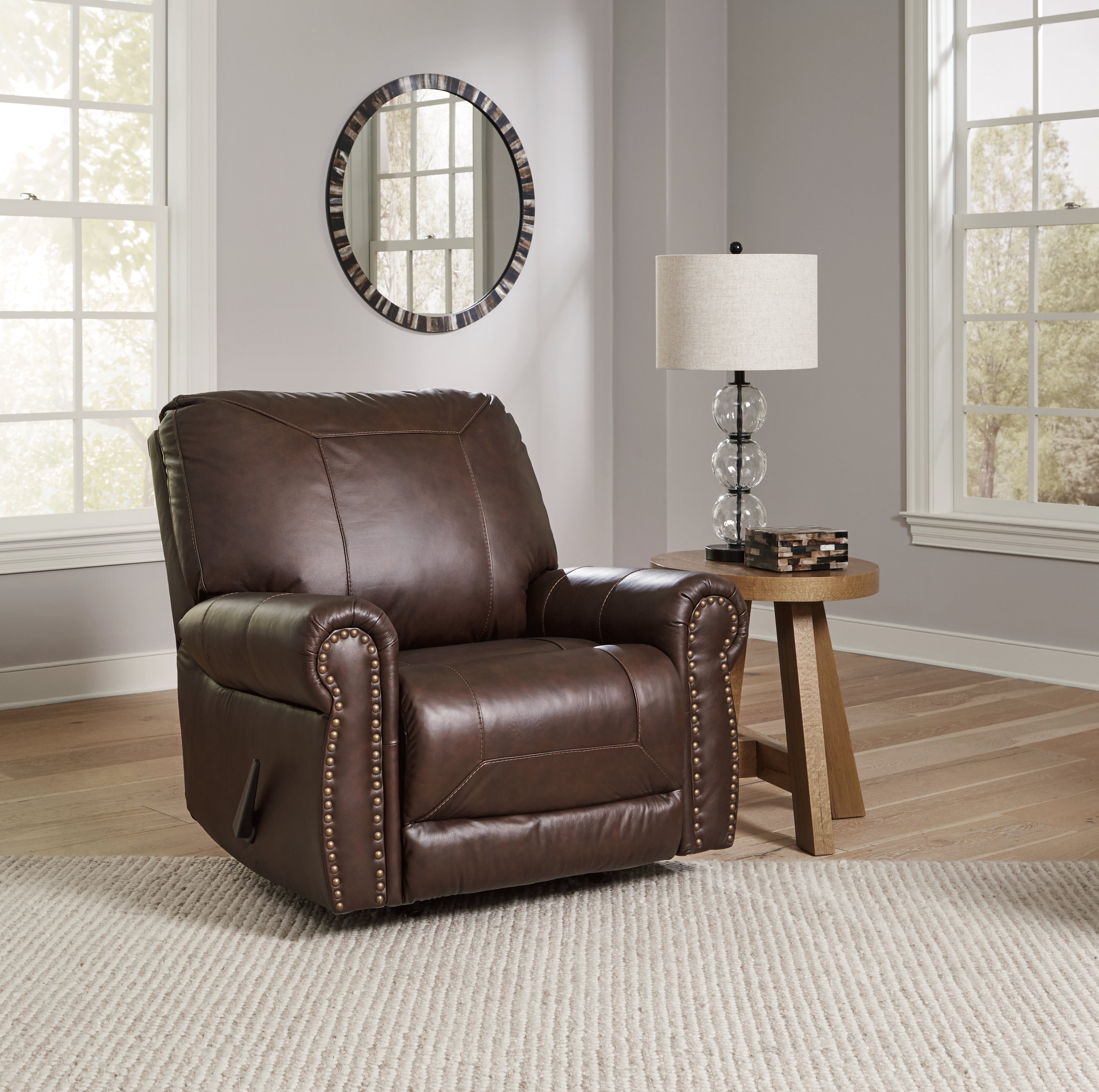 3 Brothers Decor - Ashley Furniture - Colleton Living Room - Rocker Recliner / Dark Brown - 5210725
