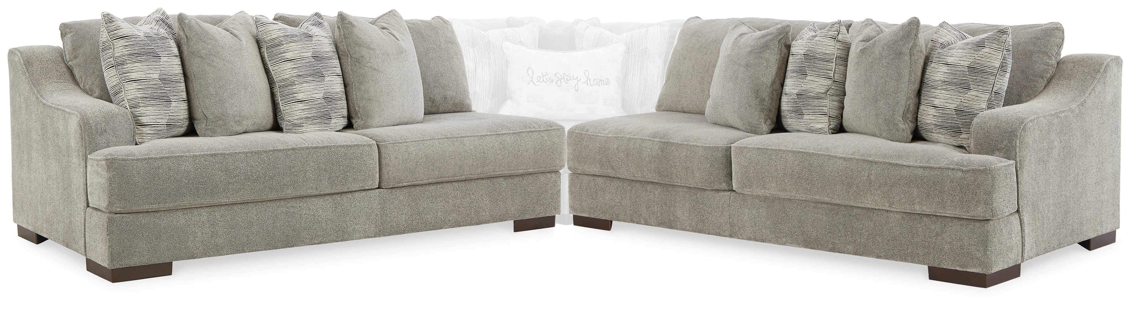 3 Brothers Decor - Ashley Furniture - Bayless 2-Piece Sectional - 2-Piece Sectional / Smoke - 52304U1